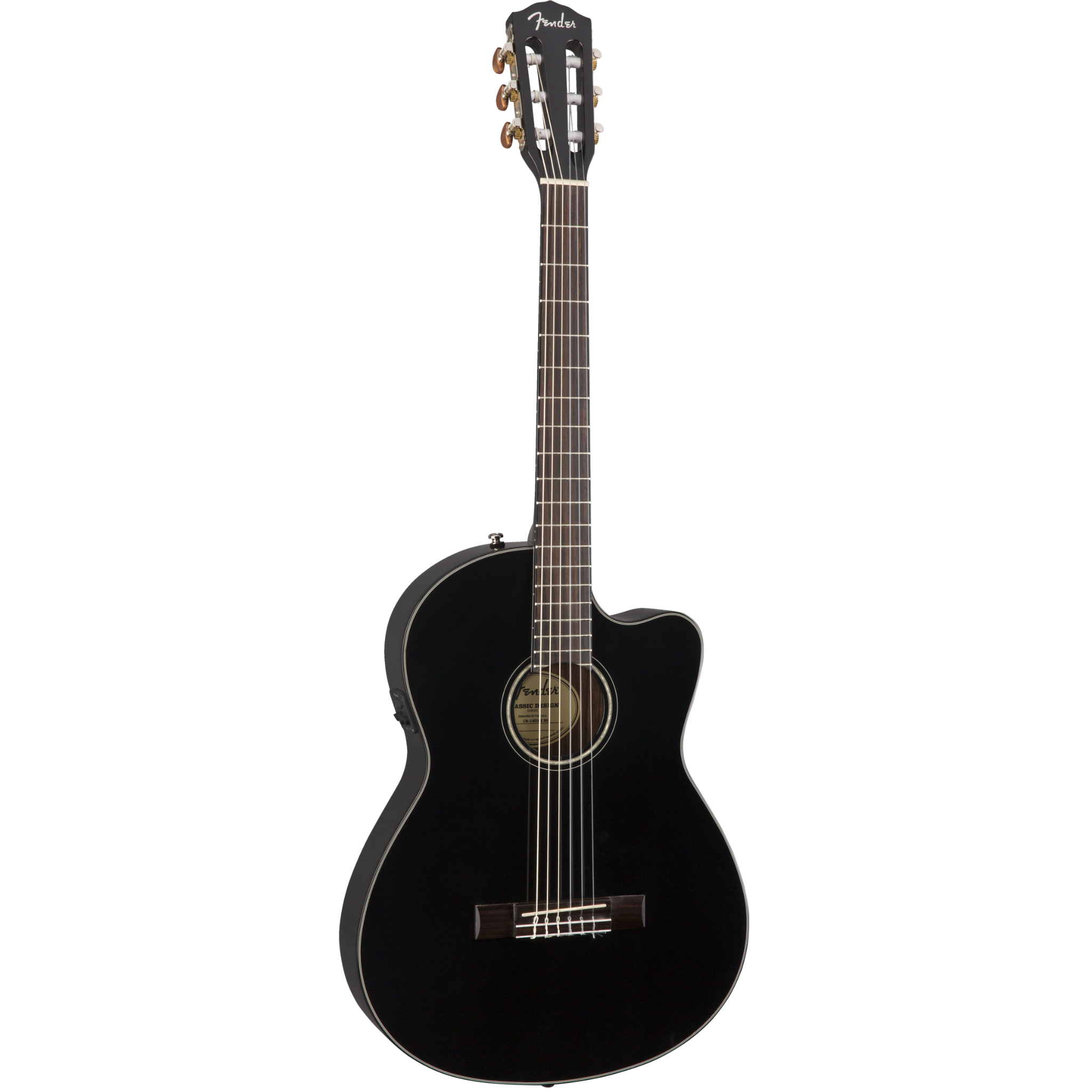 GUITARRA ELECTROACUSTICA FENDER CN140SCE CLASICA NEGRO MOD0970264306