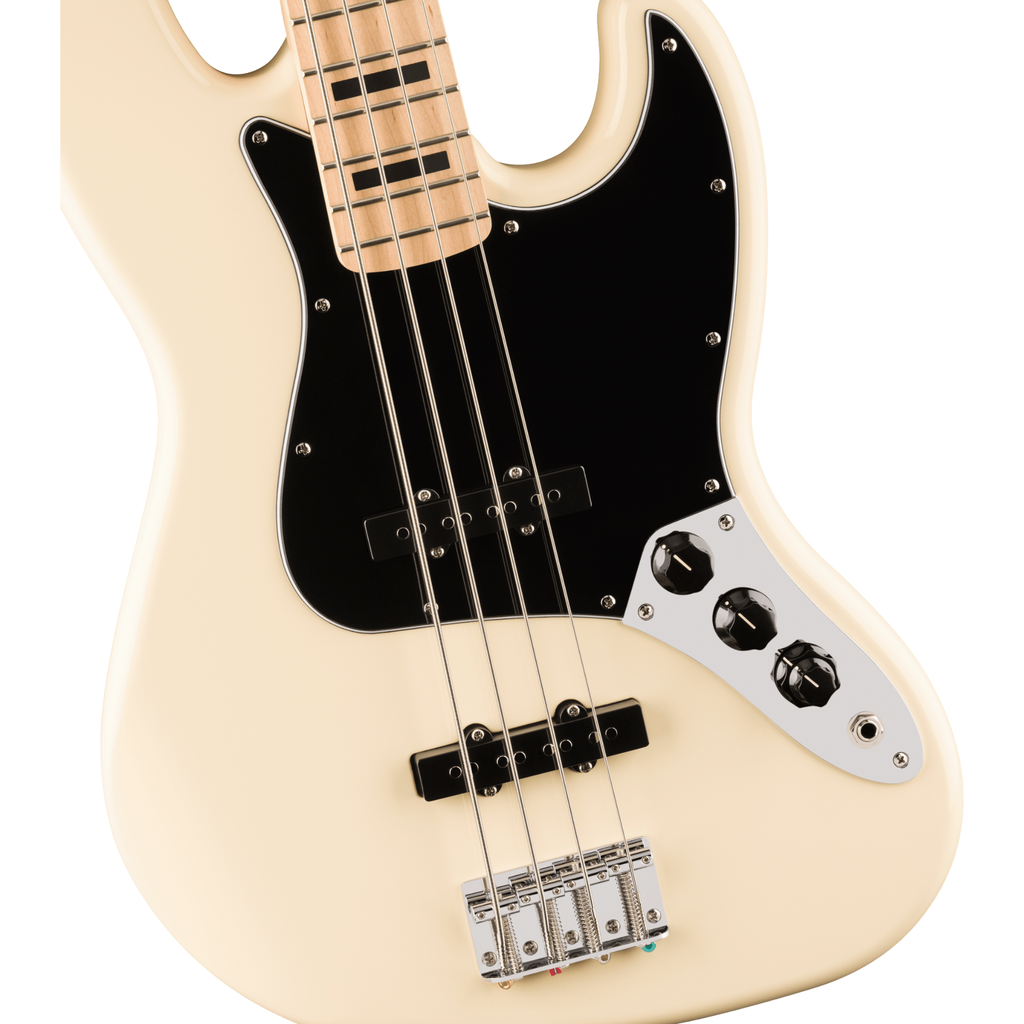 BAJO ELECTRICO FENDER SQUIER AFFINITY ACTIVE JAZZ BASS 4C BLANCO