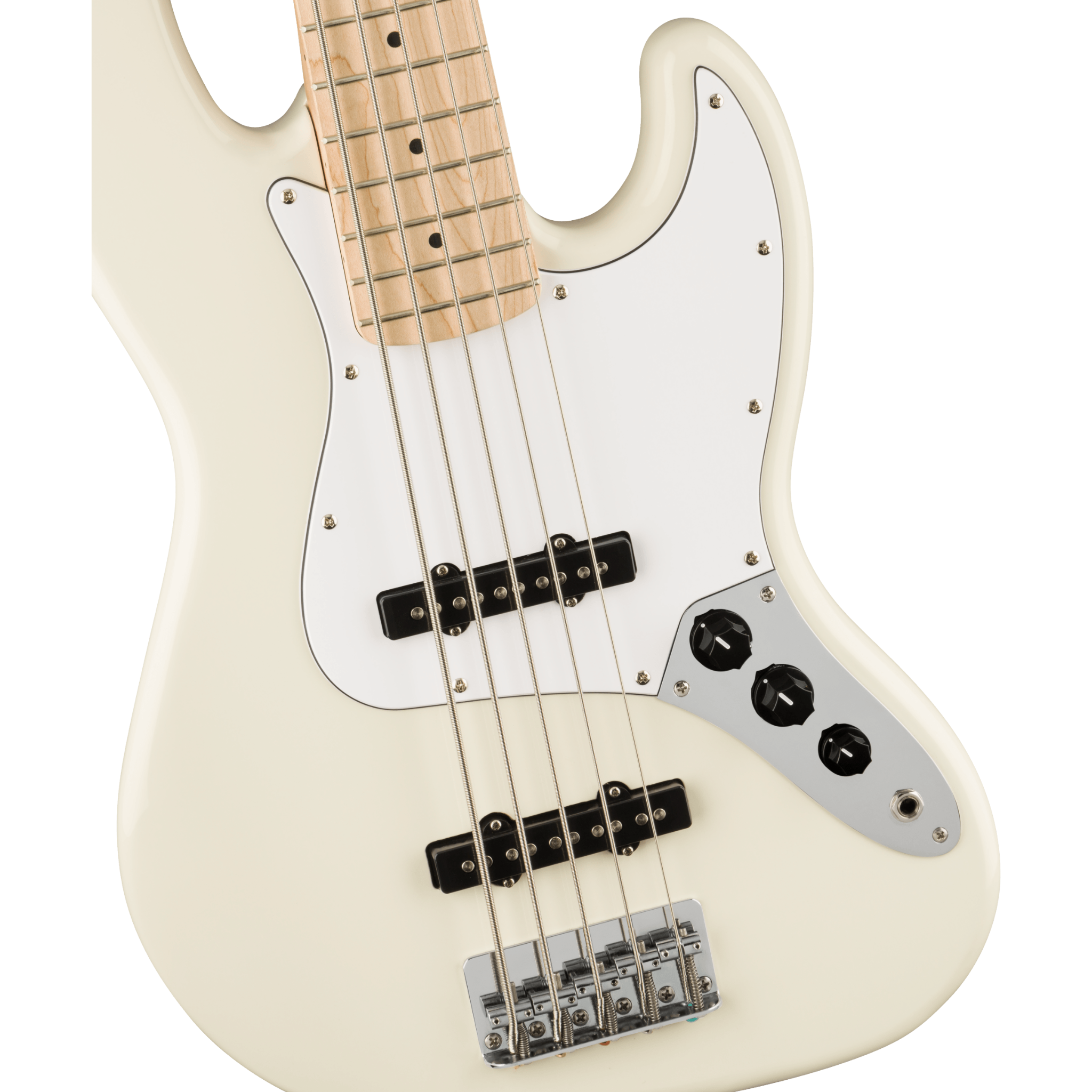 BAJO ELECTRICO SQUIER AFF JAZZ BLANCO MAPLE 5 CUERDAS MOD0378652505
