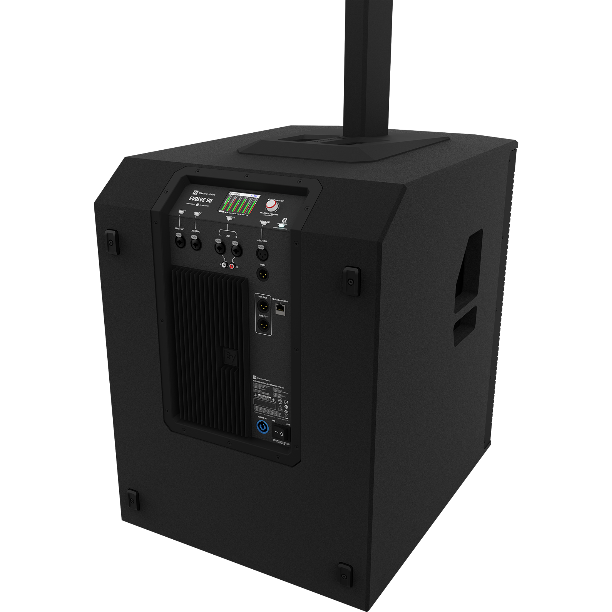 CABINA ACTIVA EV EVOLVE 90 NEGRO