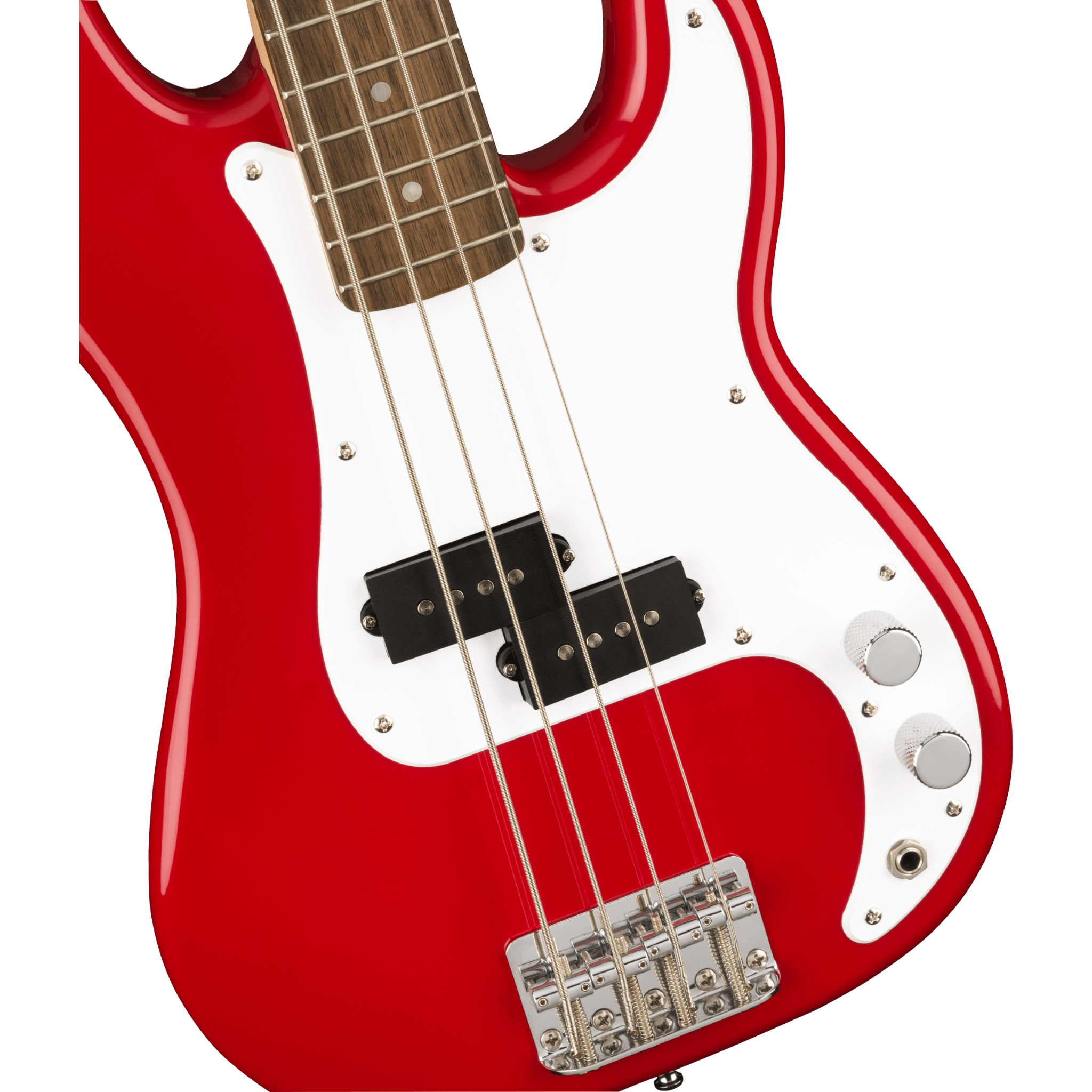 BAJO ELECTRICO FENDER SQUIER MINI P BASS 4 CUERDAS ROJO