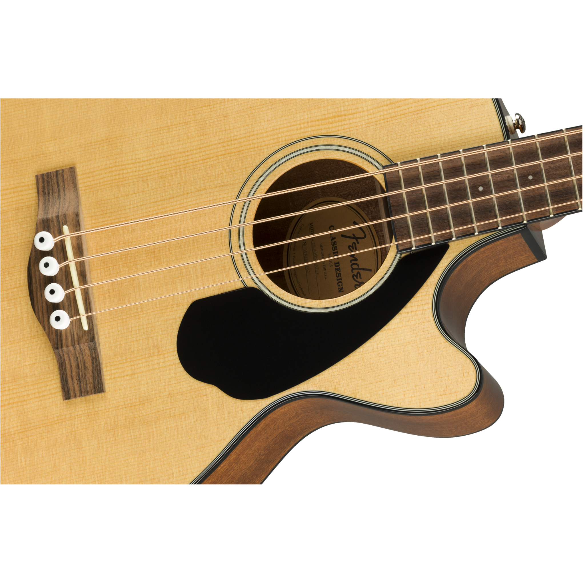BAJO ELECTROACUSTICO FENDER CB60SCE NATURAL 4 CUERDAS MOD0970183021