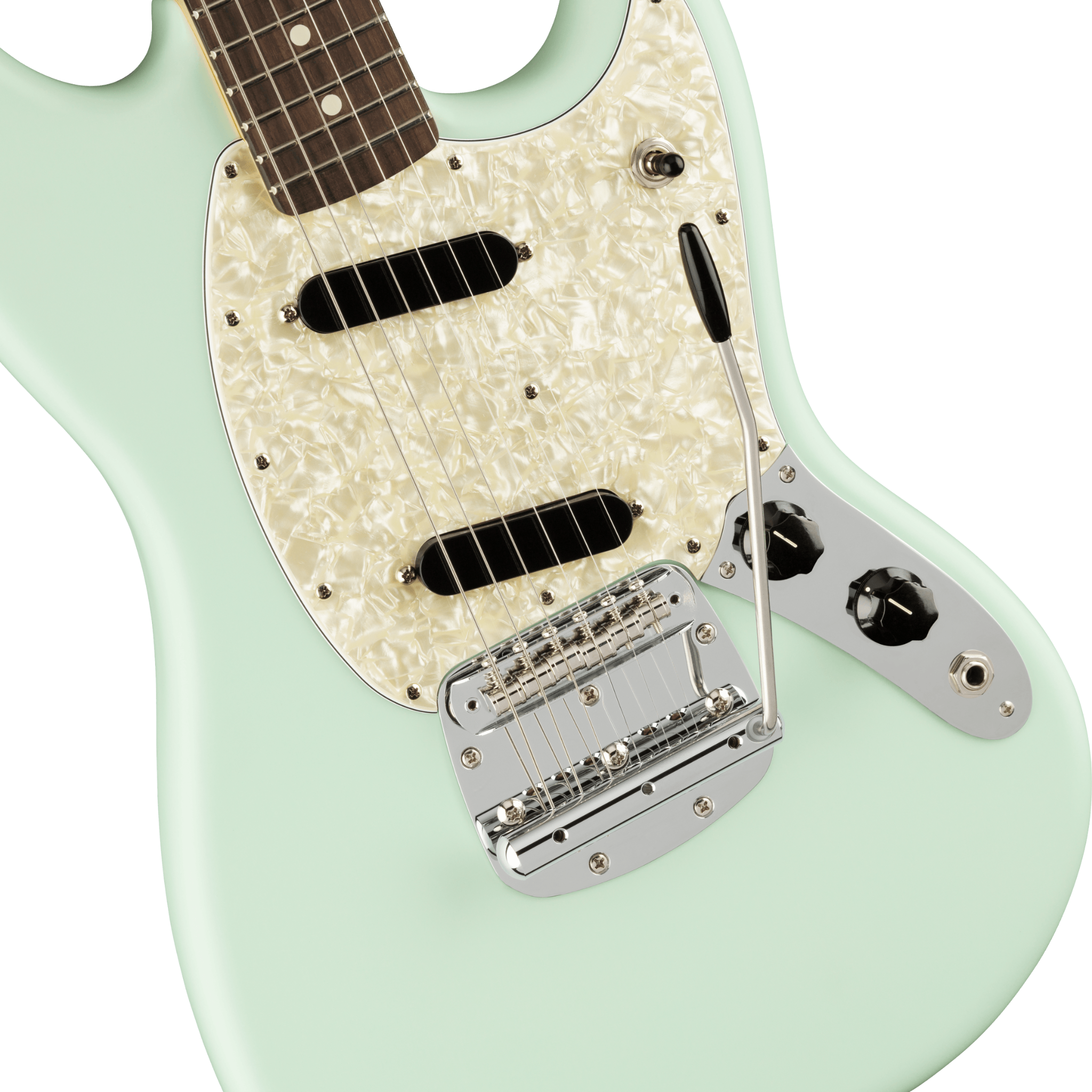 GUITARRA ELECTRICA FENDER AM PERF MUSTANG AZUL P/ROSA MOD0115510372