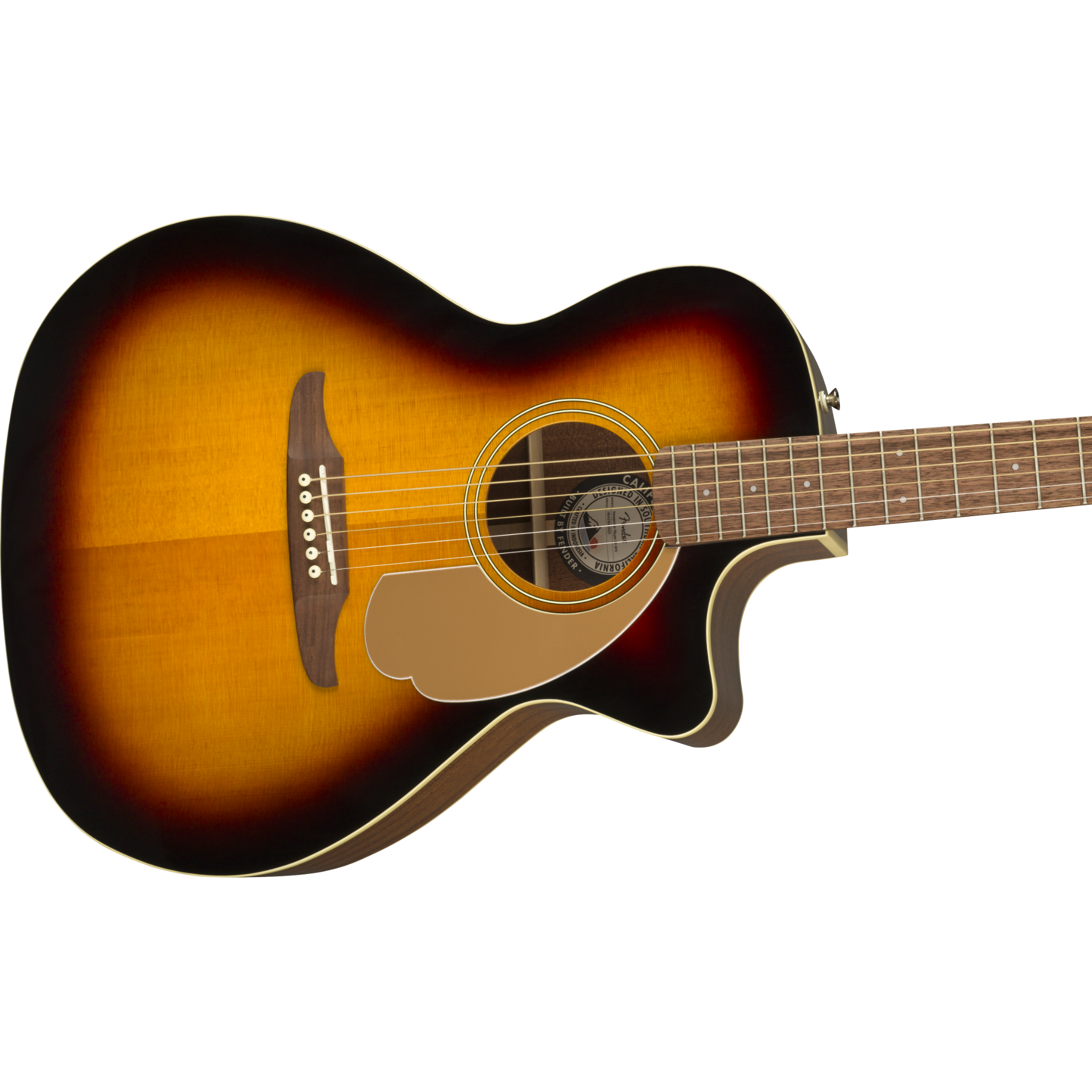 GUITARRA ELECTROACUSTICA FENDER PLR NEWPORTER FOLK SUNBURST MOD0970743003