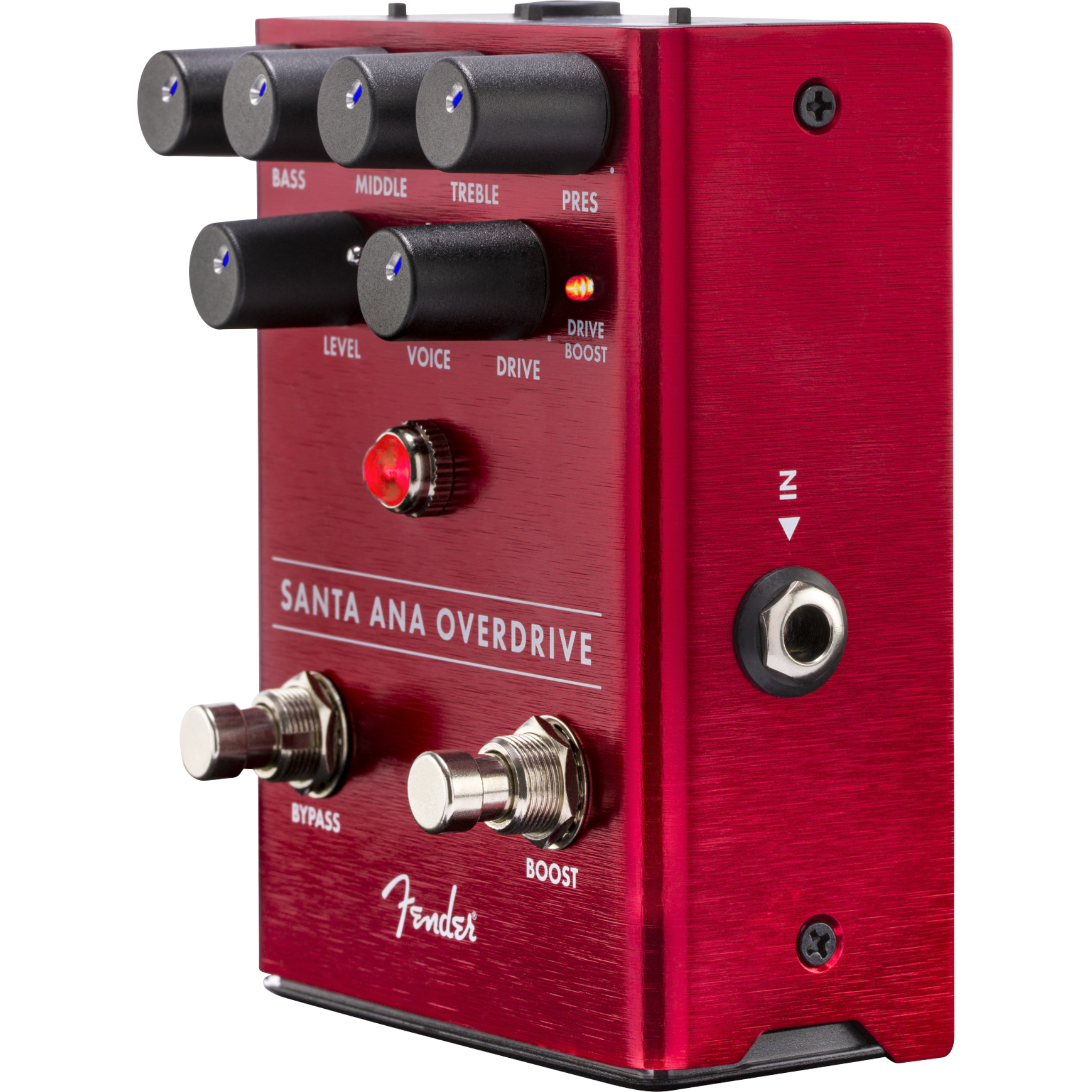 PEDAL DE GUITARRA FENDER SANTA ANA OVERDRIVE ROJO MOD0234533000