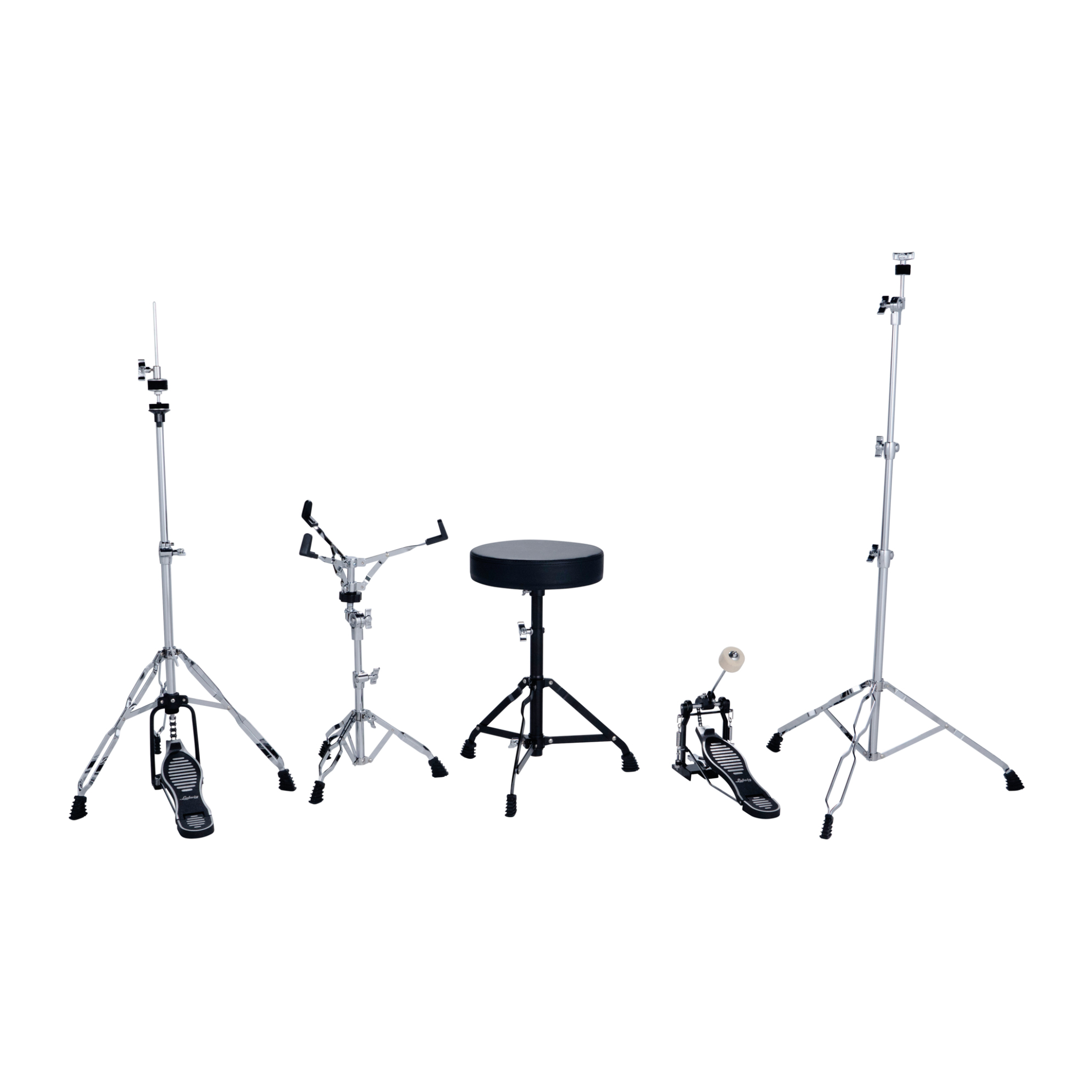 BATERIA LUDWIG ACCENT DRIVE 5 PIEZAS BLANCO L