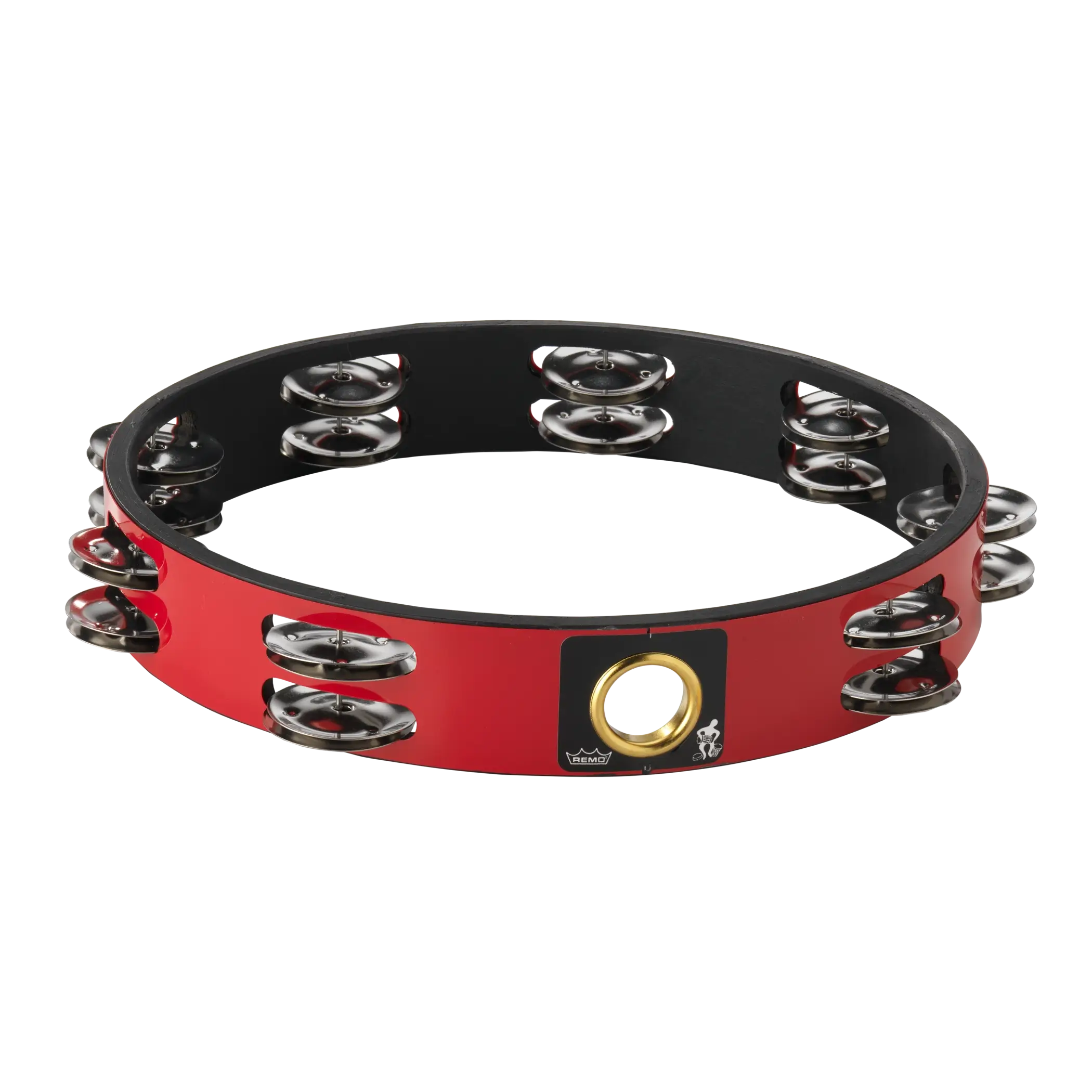 PANDERETA REMO 10" DOBLE COLOR ROJO