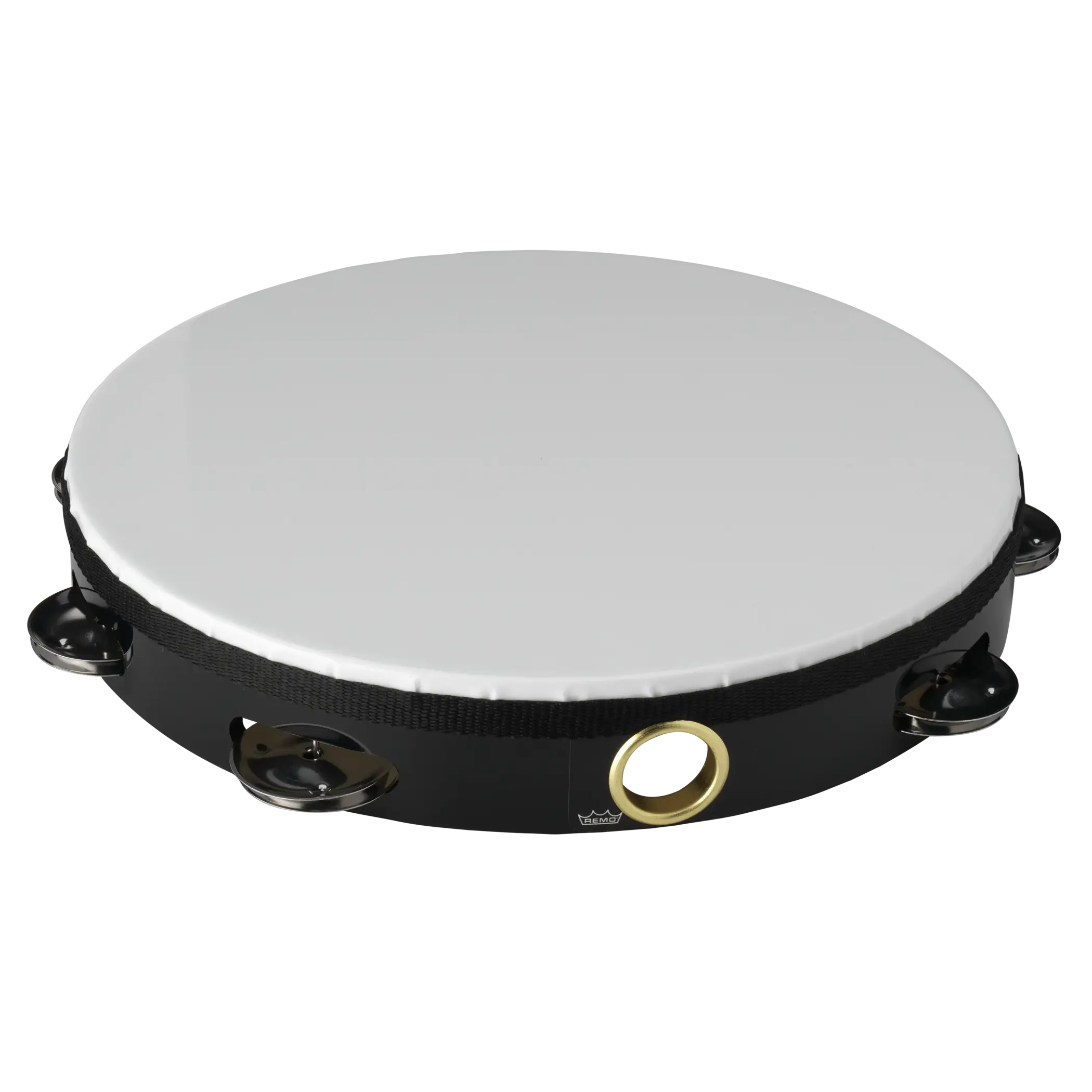 PANDERETA REMO 10" COLOR NEGRO CON PARCHE
