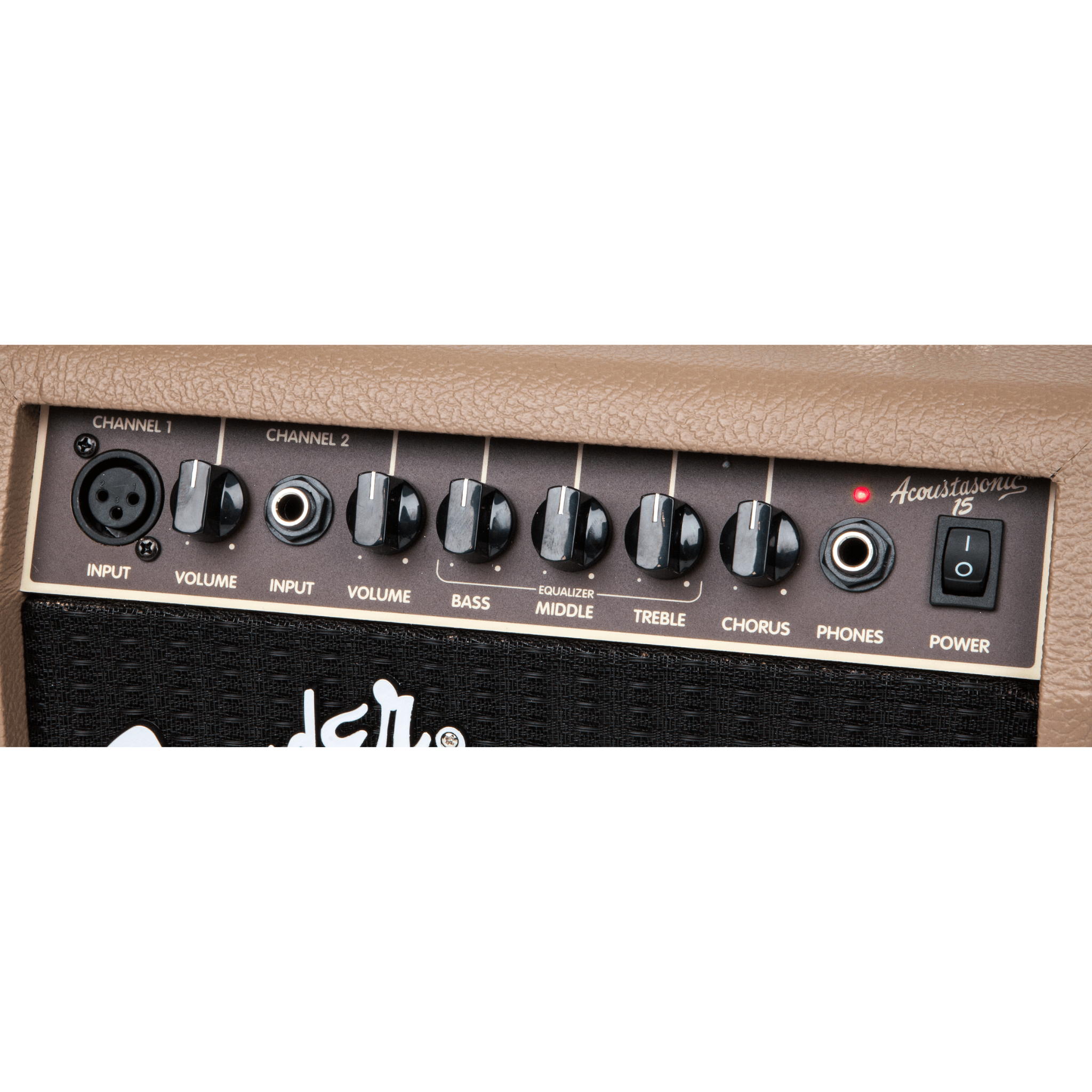 AMPLIFICADOR GUIT FENDER ACOUSTASONIC 15 MARRON