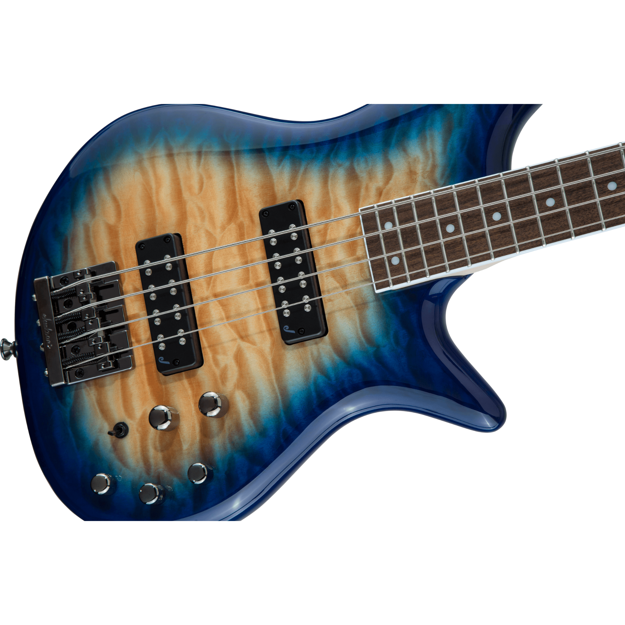 BAJO ELECTRICO JACKSON JS3Q IV SPECTRA 4 CUERDAS AZUL