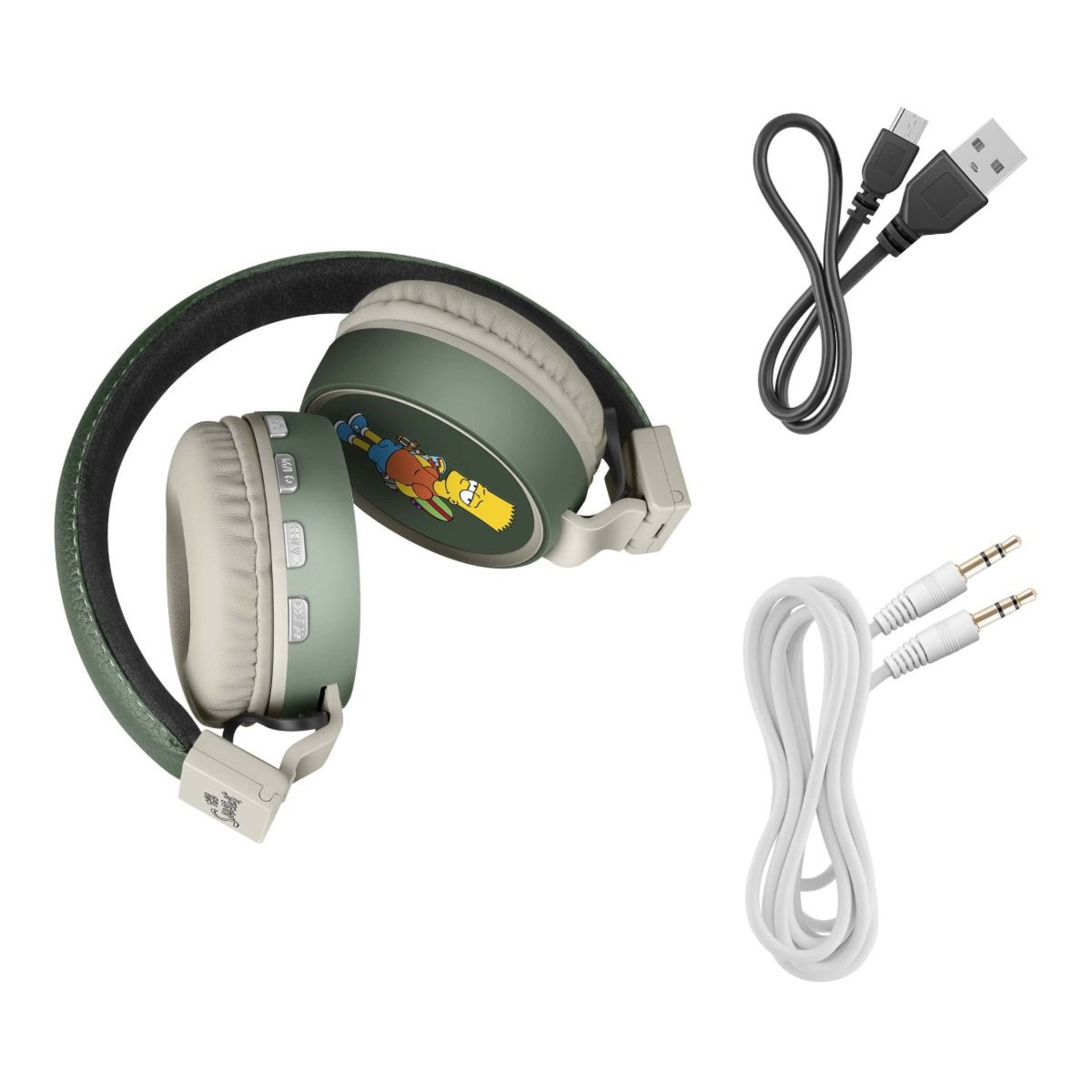 AUDIFONO STEREN AUD-800/S BT-MP3 SIMPSONS