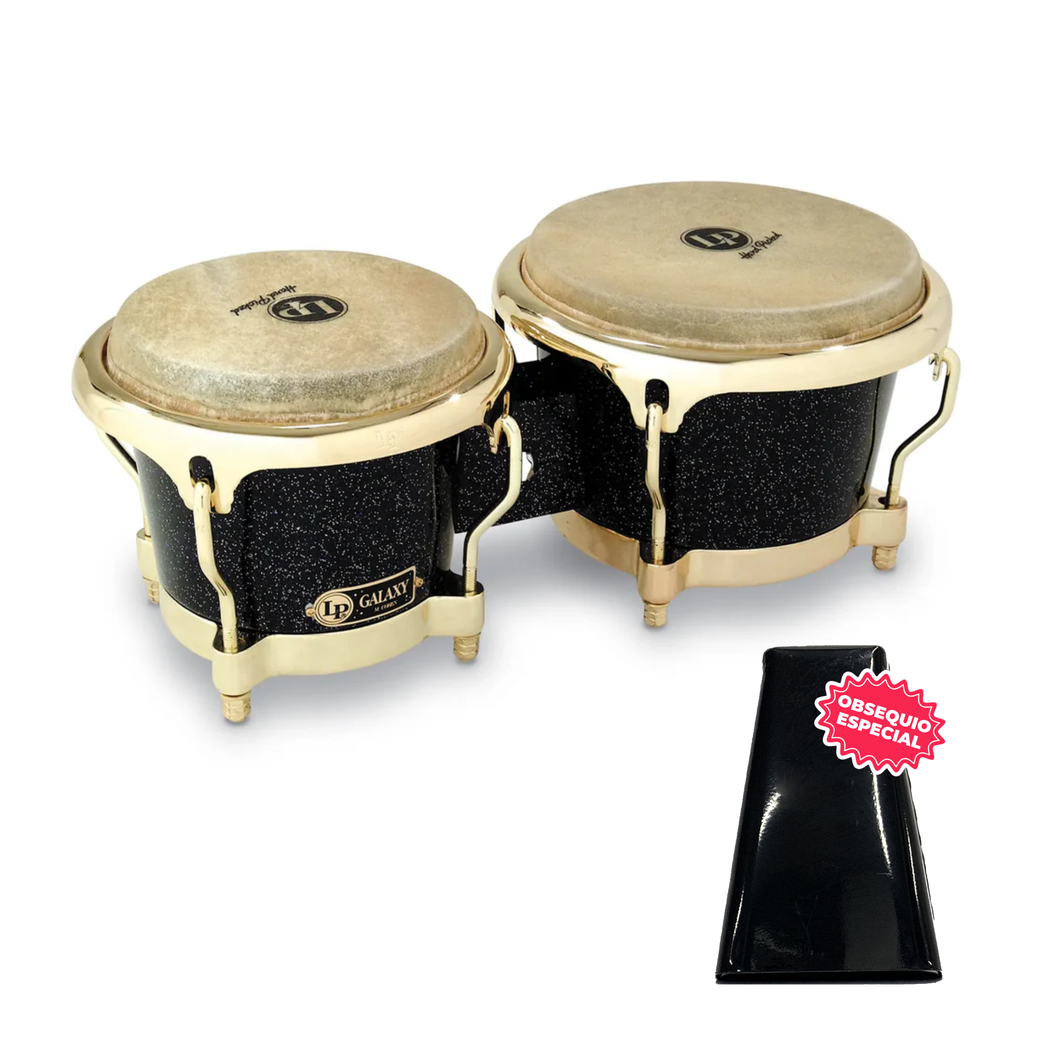 BONGO LP GALAXY NEGRO FG GD LP794X INCLUYE CAMPANA SALSERA GRANDE