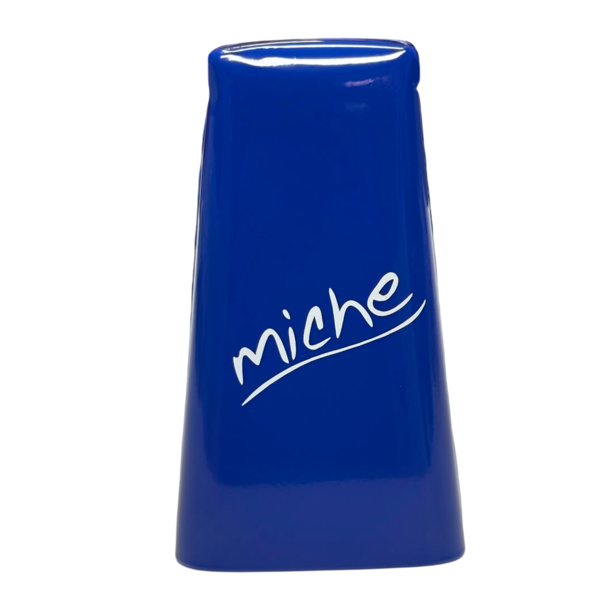 CAMPANA MICHE MEDIANA AZUL CON GOLPEADOR