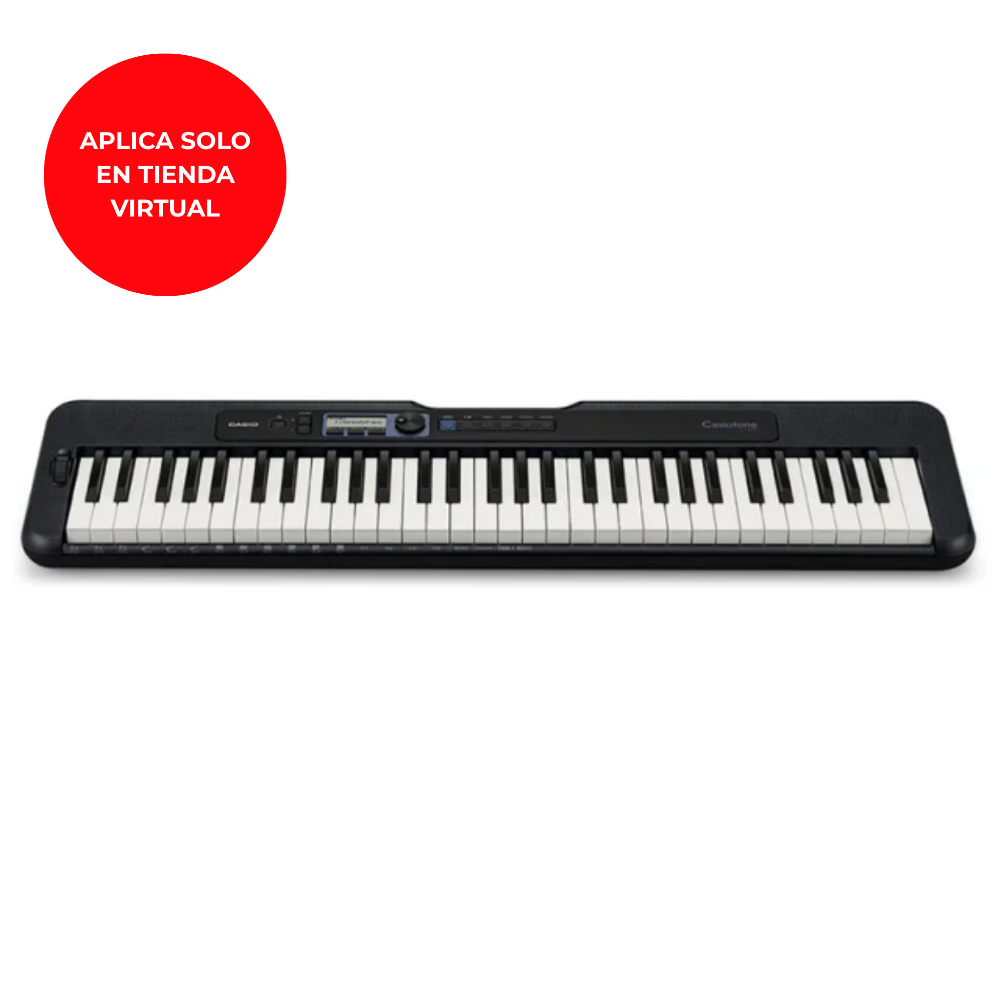 TECLADO CASIO CT-S300 CASIOTONE INCLUYE ADAPTADOR DE CORRIENTE
