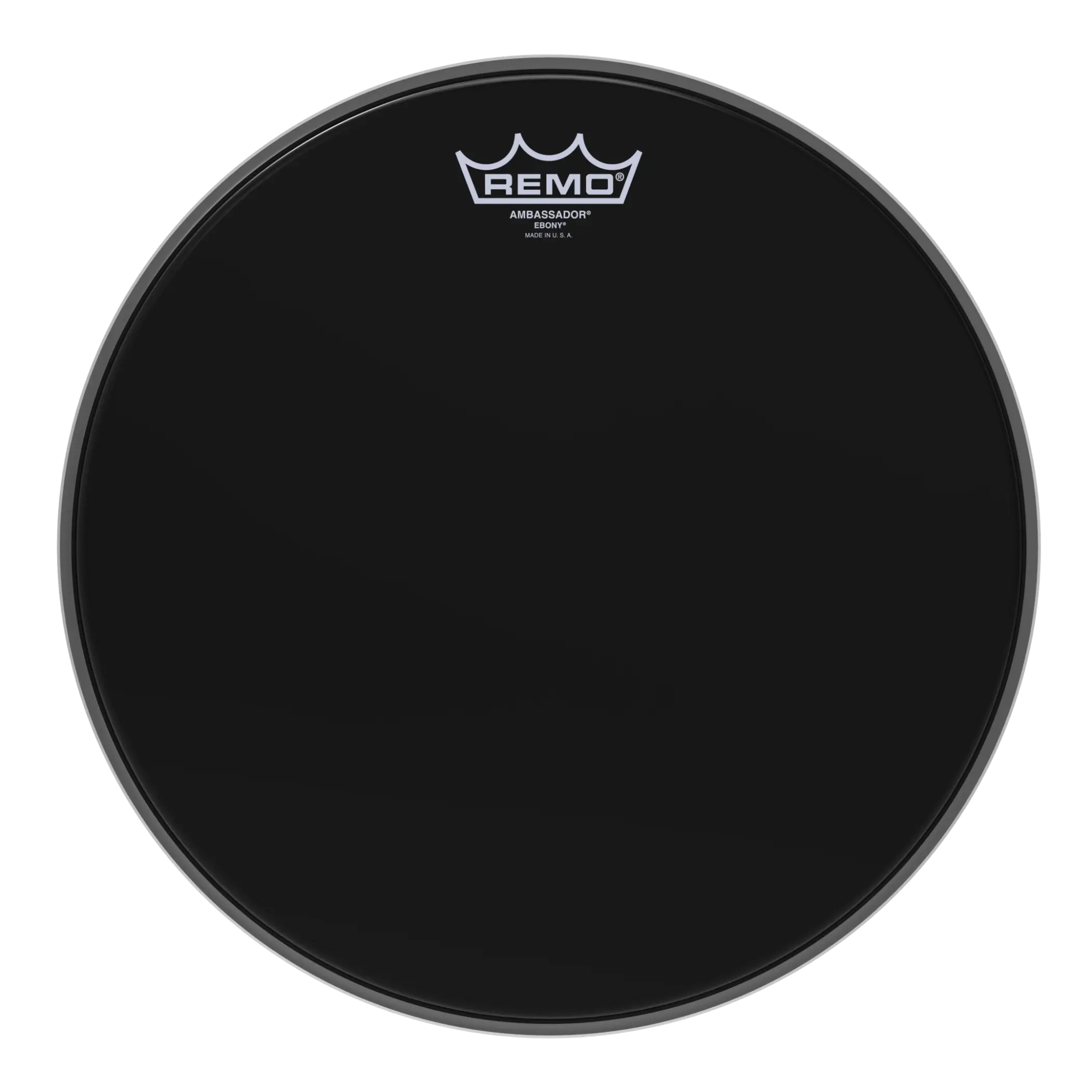 PARCHE BATERIA REMO AMBAS 13" EBANO ES-0013-00