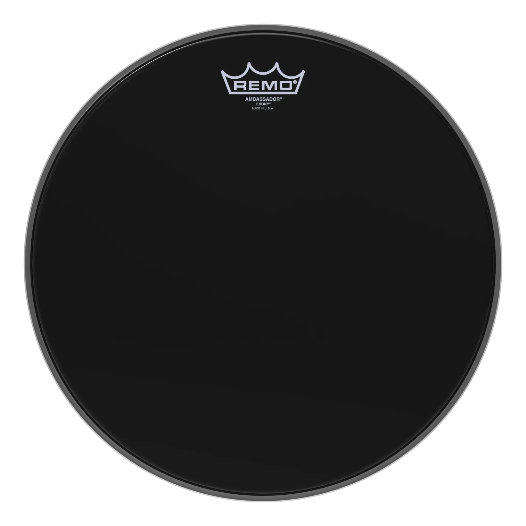 PARCHE BATERIA REMO AMBAS 14" EBANO ES-0014-00