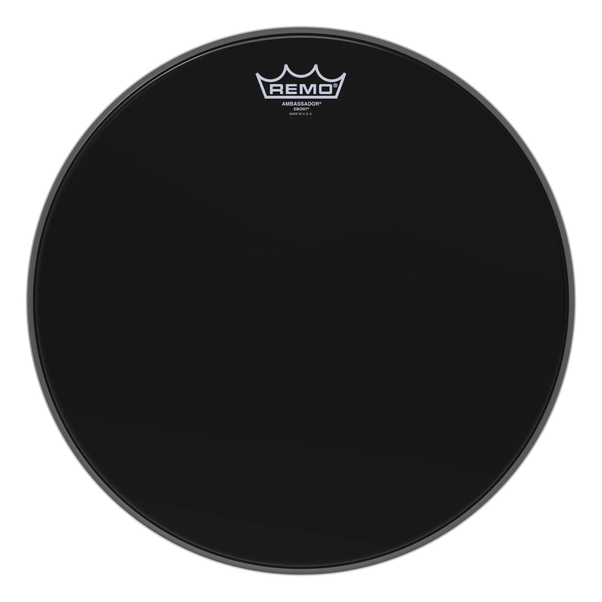 PARCHE BATERIA REMO AMBAS 15" EBANO ES-0015-00