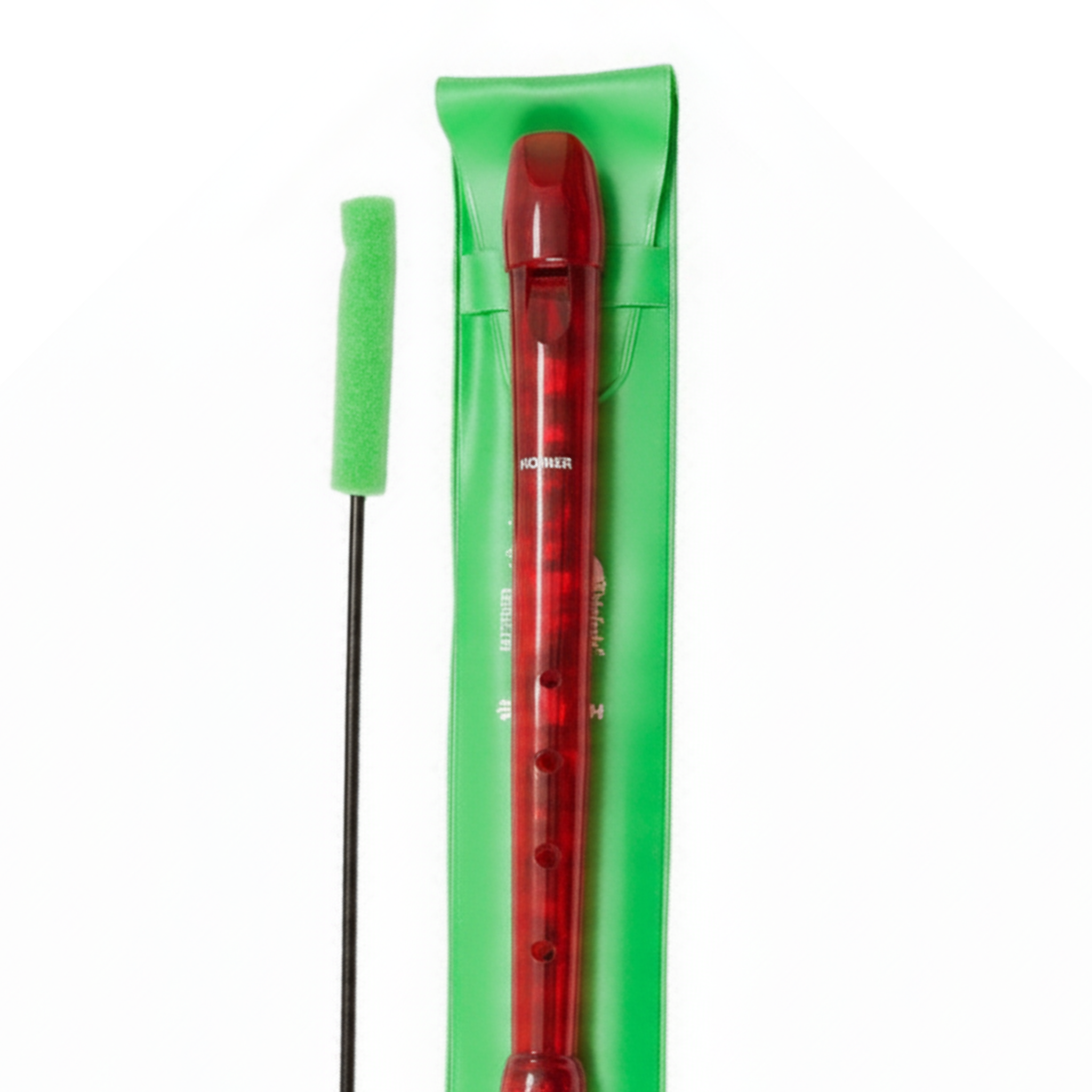 FLAUTA DULCE HOHNER SOPRANO 9508 ROJO TRANSPARENTE