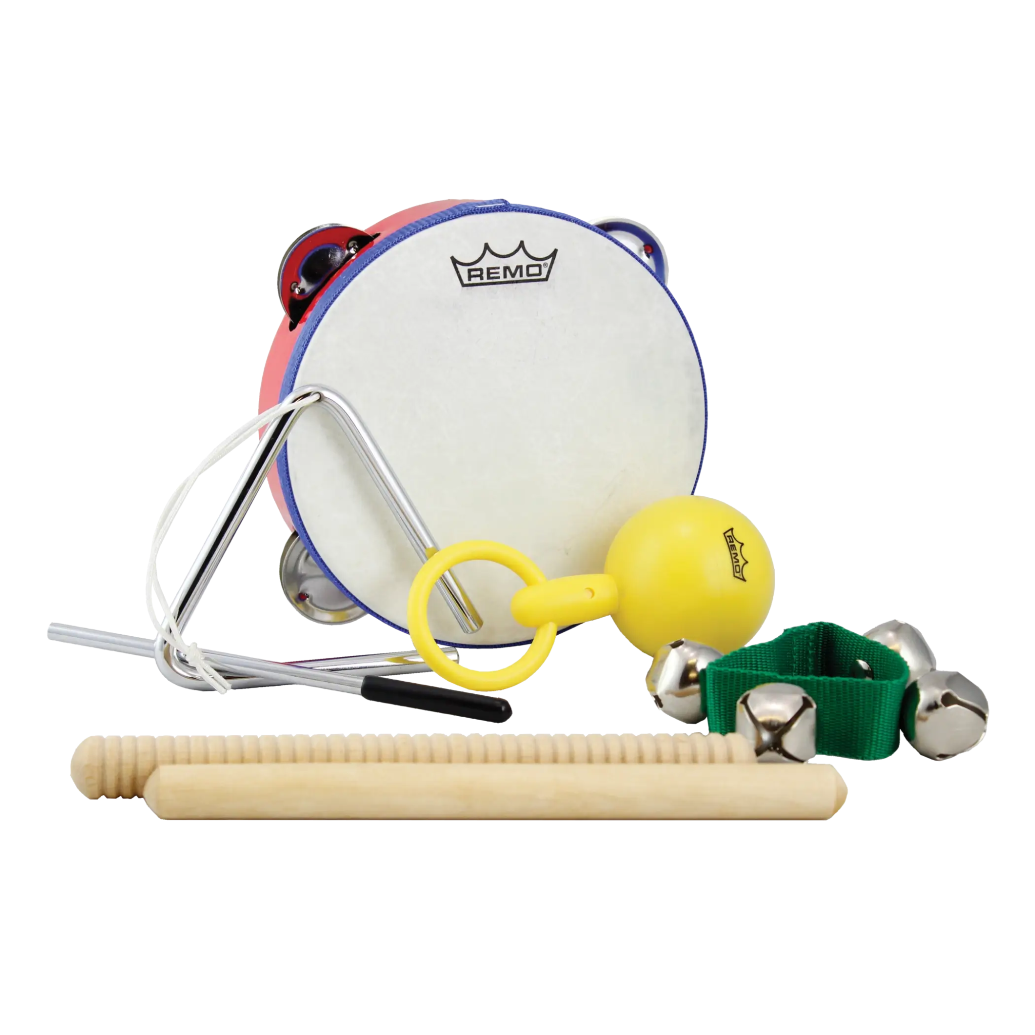 KIT PERCUSION REMO TRIANGULO P/NIÑO LK-2100-K1