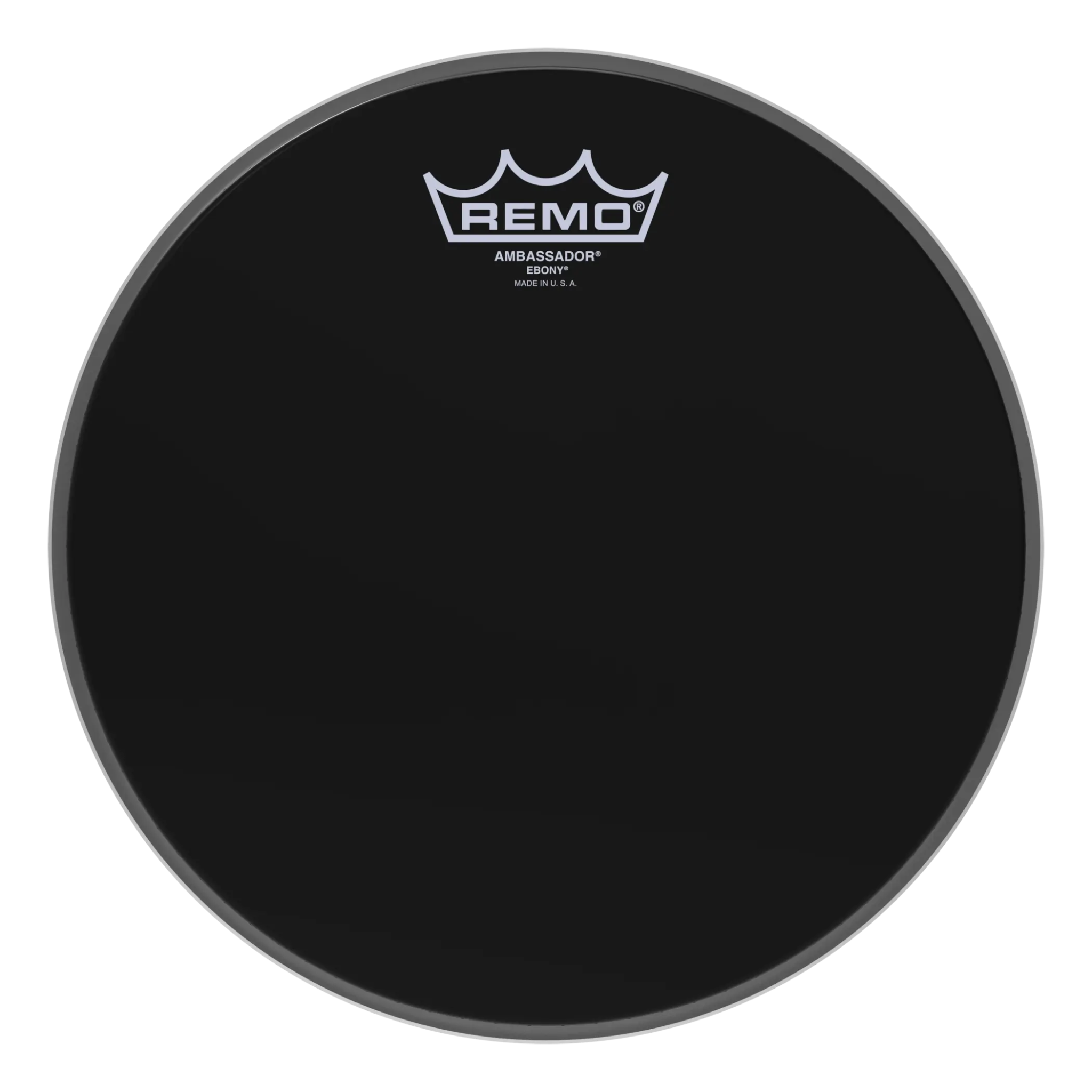 PARCHE DE BATERIA REMO AMBAS 10" EBANO ES-0010-00