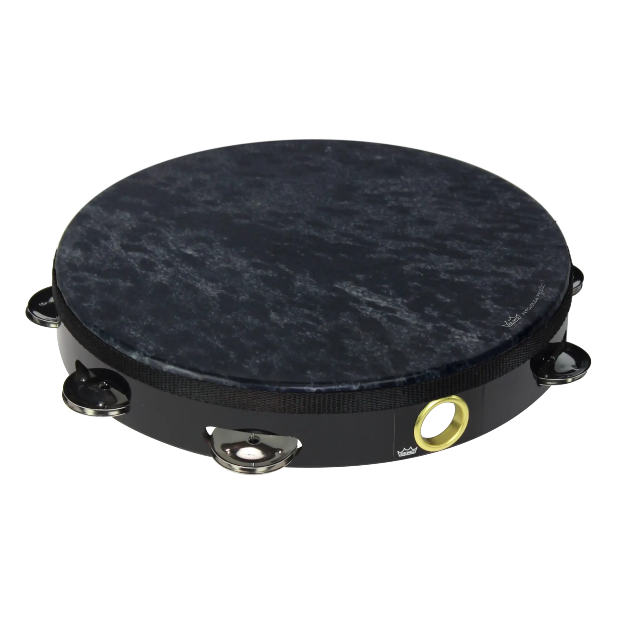 PANDERO REMO EFECTO MARMOL 10" NEGRO TA-8110-70-SD015