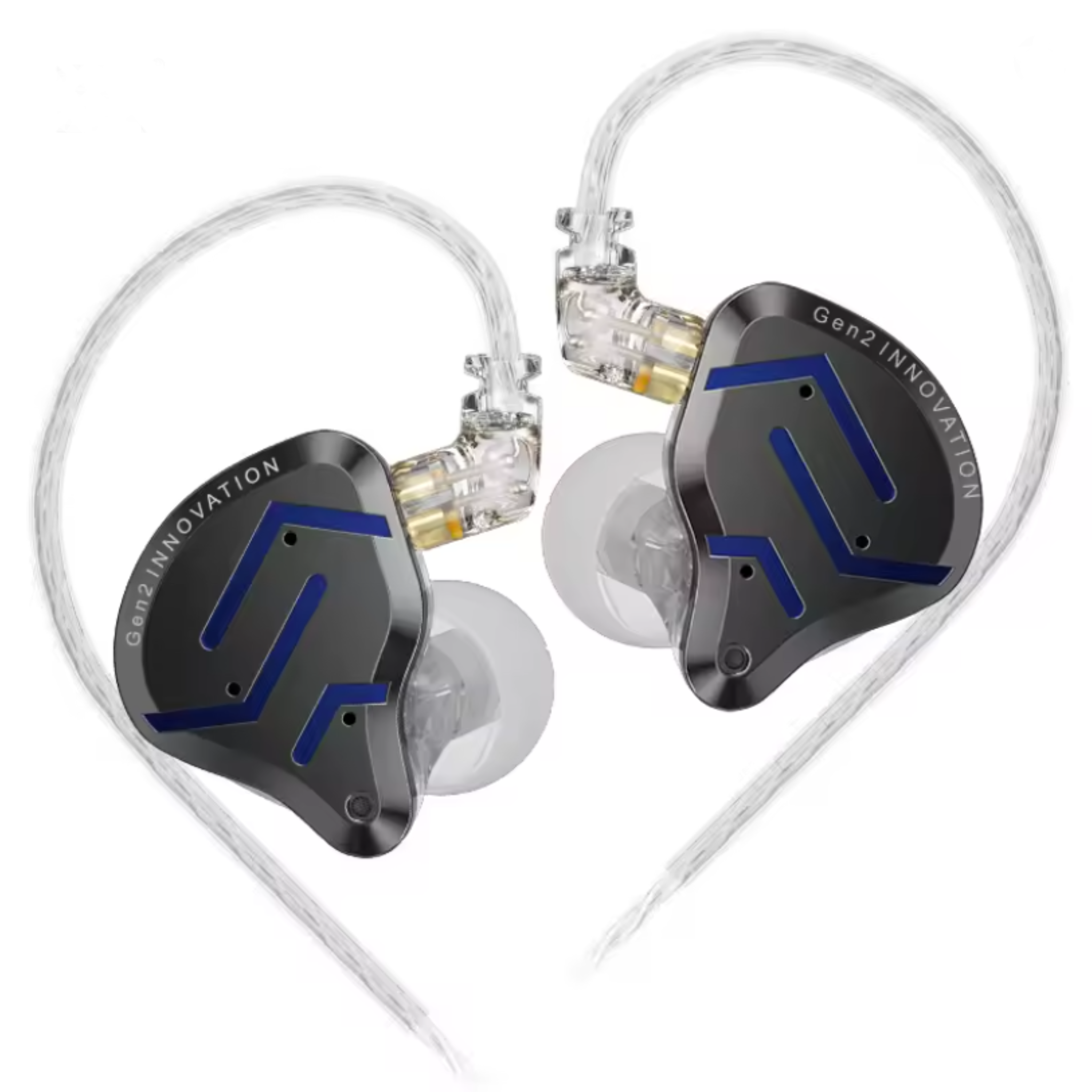 AURICULAR KZ ZSN PRO 2 NEGRO/AZUL SIN MICROFONO