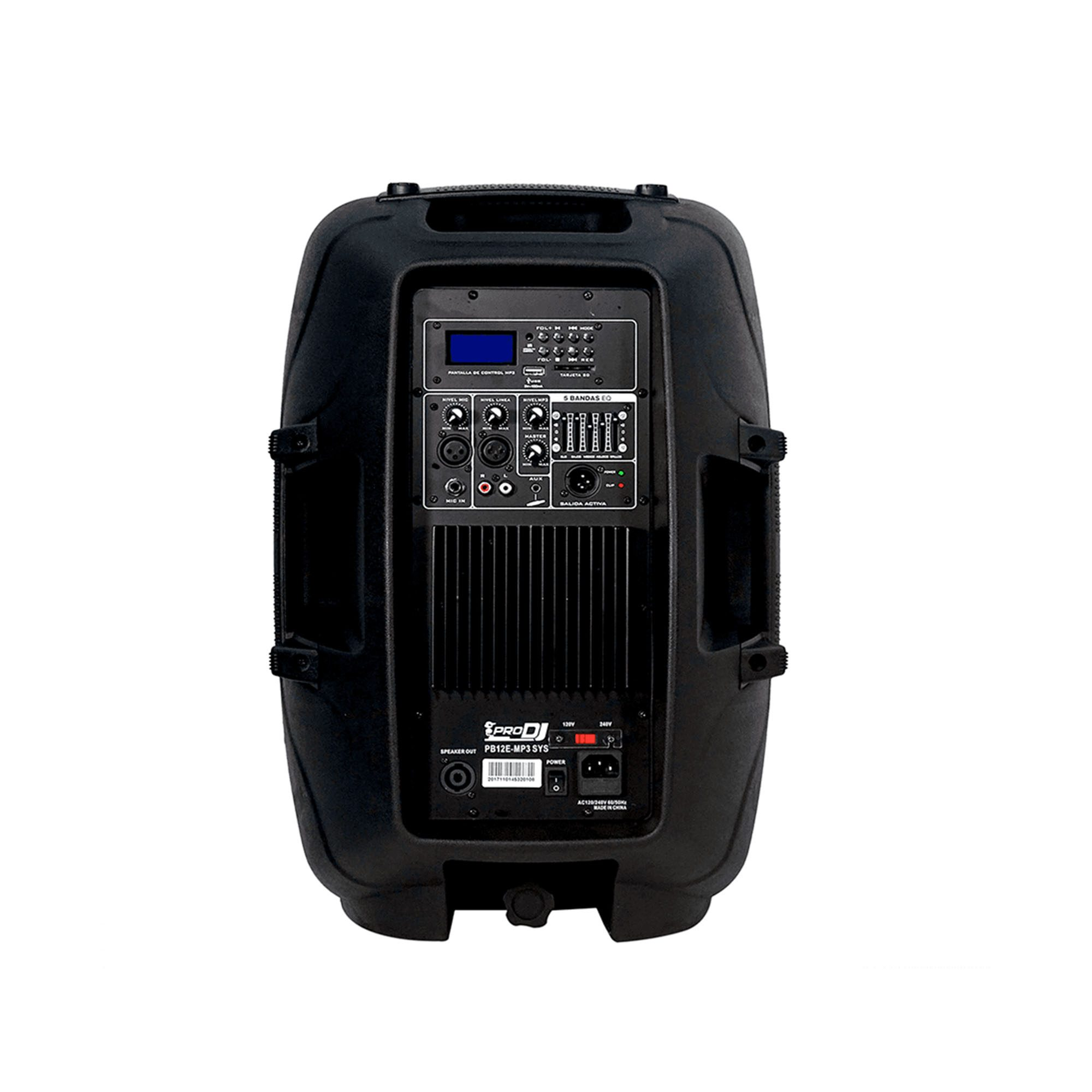 CABINA ACTIVA PRO DJ PB12E-MP3 SYS