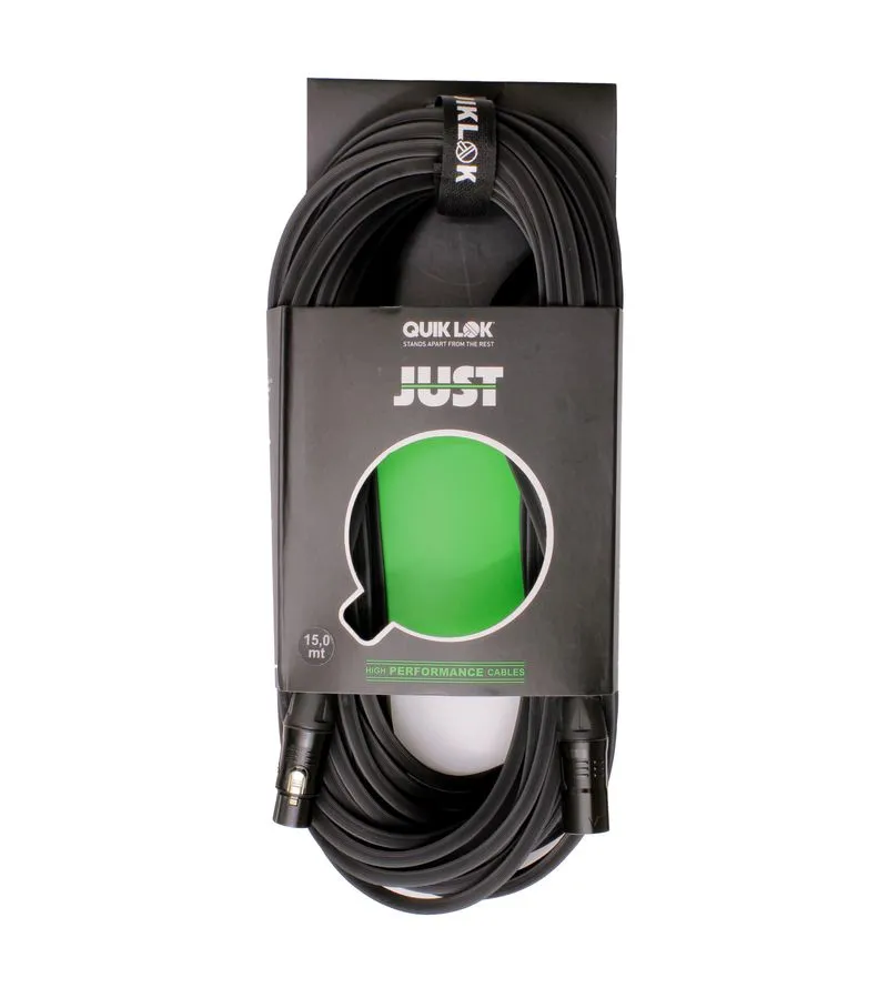 CABLE MICROFONO QUIKLOK JUSTMF15 SL 15 M