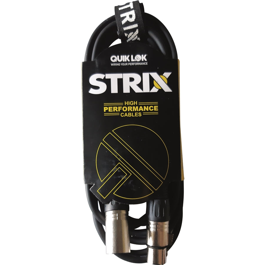 CABLE MICROFONO QUIKLOK MX775-9M STRIX XLRM