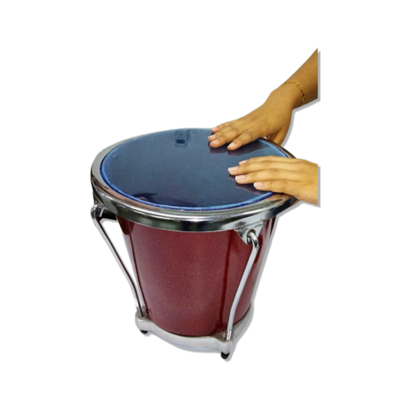 CAJA VALLENATA MILENIUM CON ARO COMFORT EN FIBRA DE VIDRIO EN COLOR ROJO