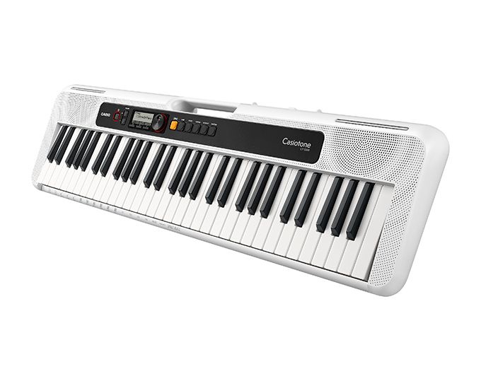 TECLADO CASIO CT-S200 CASIOTONE COLOR BLANCO  INCLUYE ADAPTADOR DE CORRIENTE
