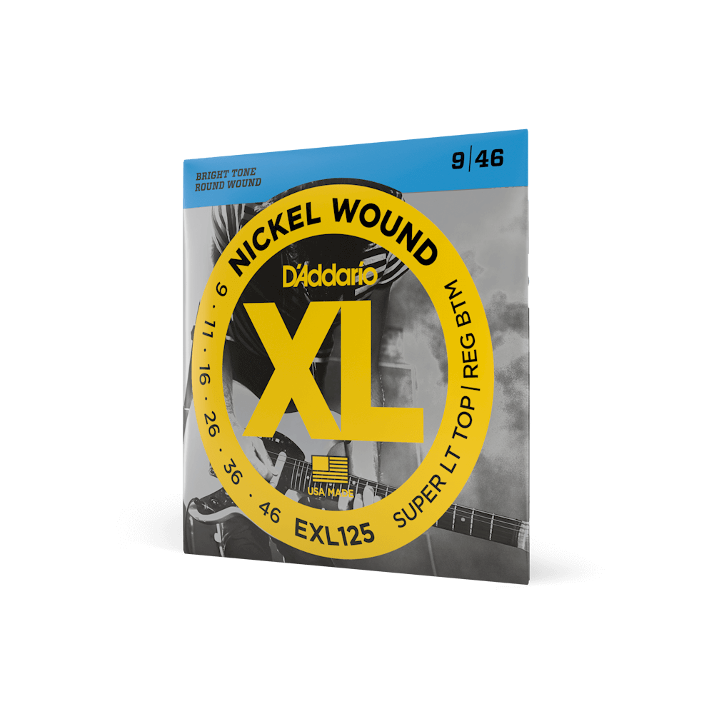 CUERDAS D"ADDARIO EXL125 XL 9-46 PARA GUITARRA ELÉCTRICA