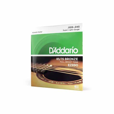CUERDAS D"ADDARIO EZ890 GTR 009-045 PARA GUITARRA ACÚSTICA