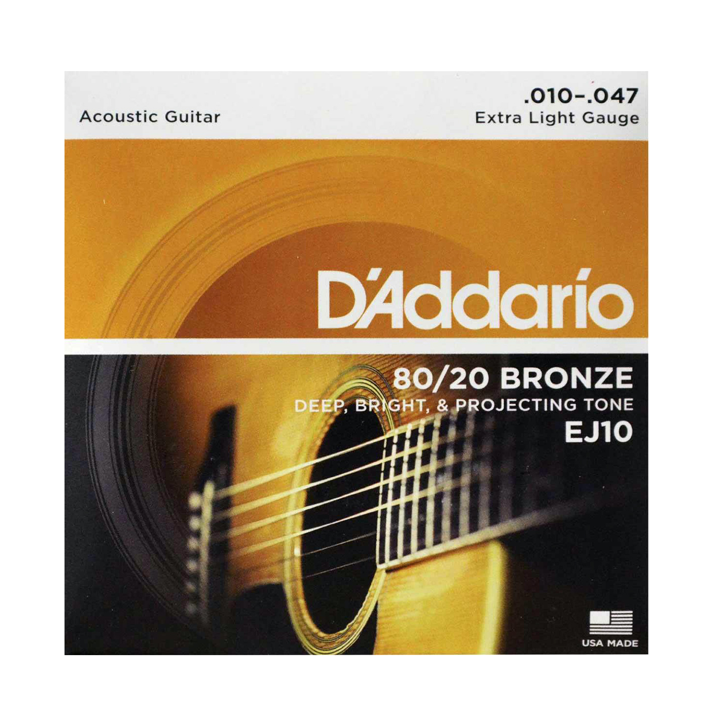 CUERDAS AC D"ADDARIO EJ10 BRONCE 10-47