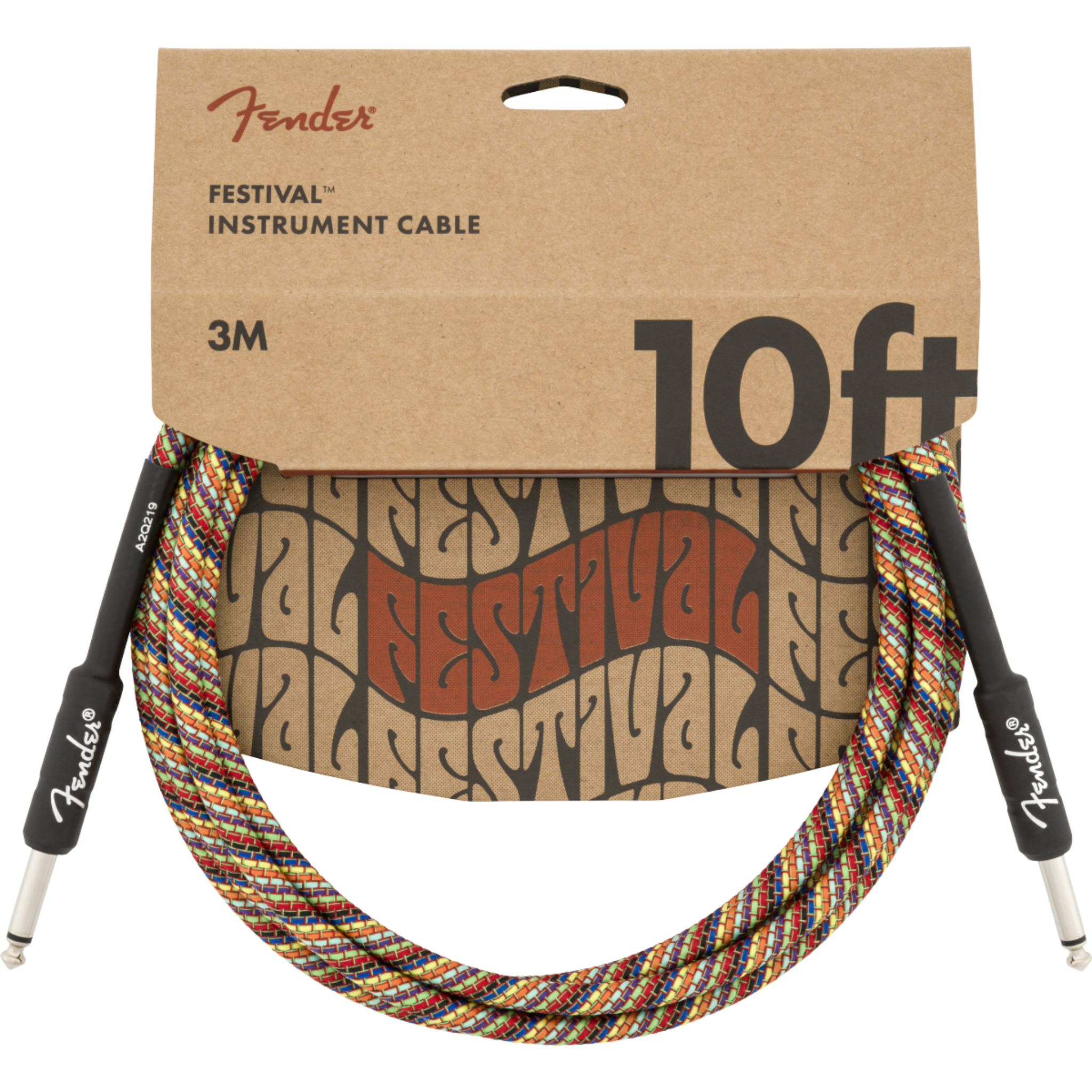 CABLE LINEA FENDER FESTIVAL RAINBOW 3 MTS MOD0990910299