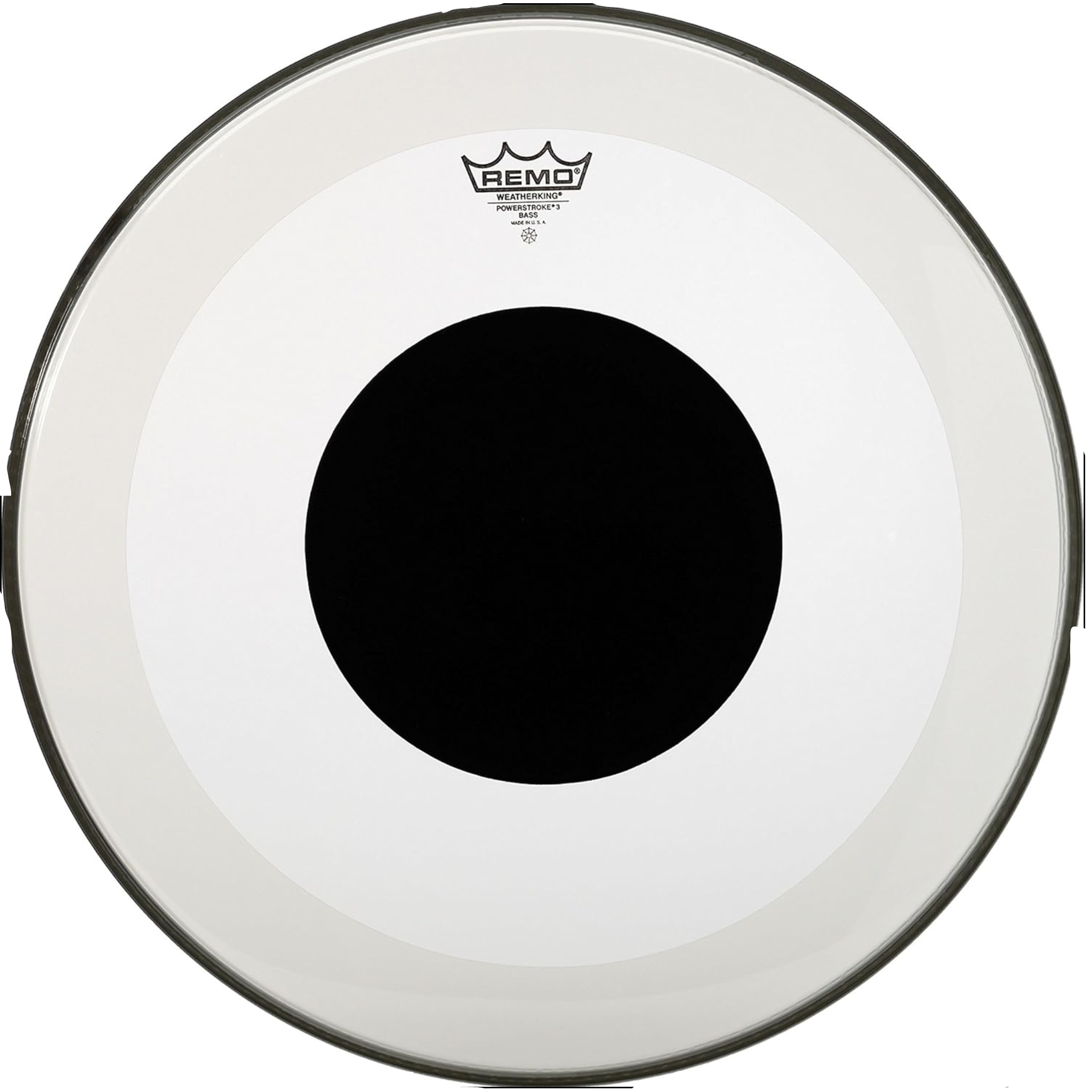 PARCHE BOMBO REMO ENC PS ACEI 18" NEGRO EN-1018-PS
