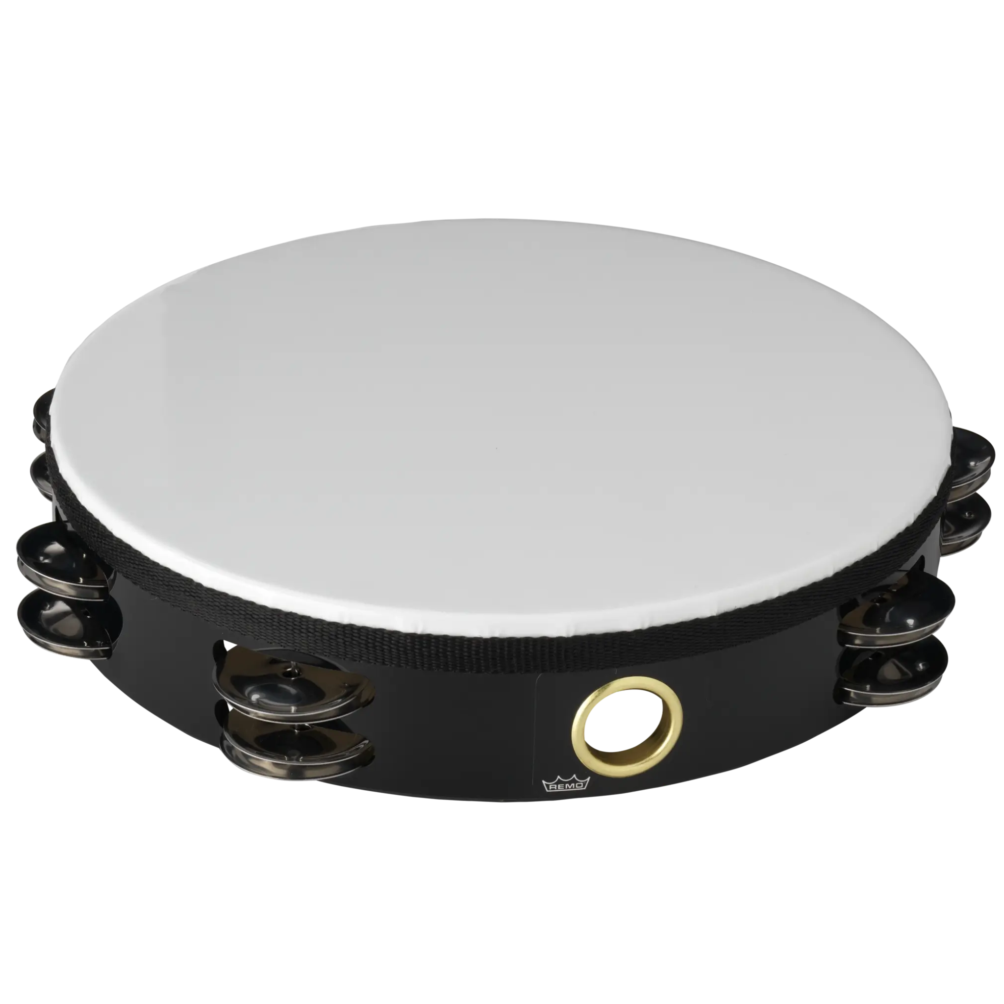 PANDERETA REMO MELINEX 10" NEGRA DOBLE F