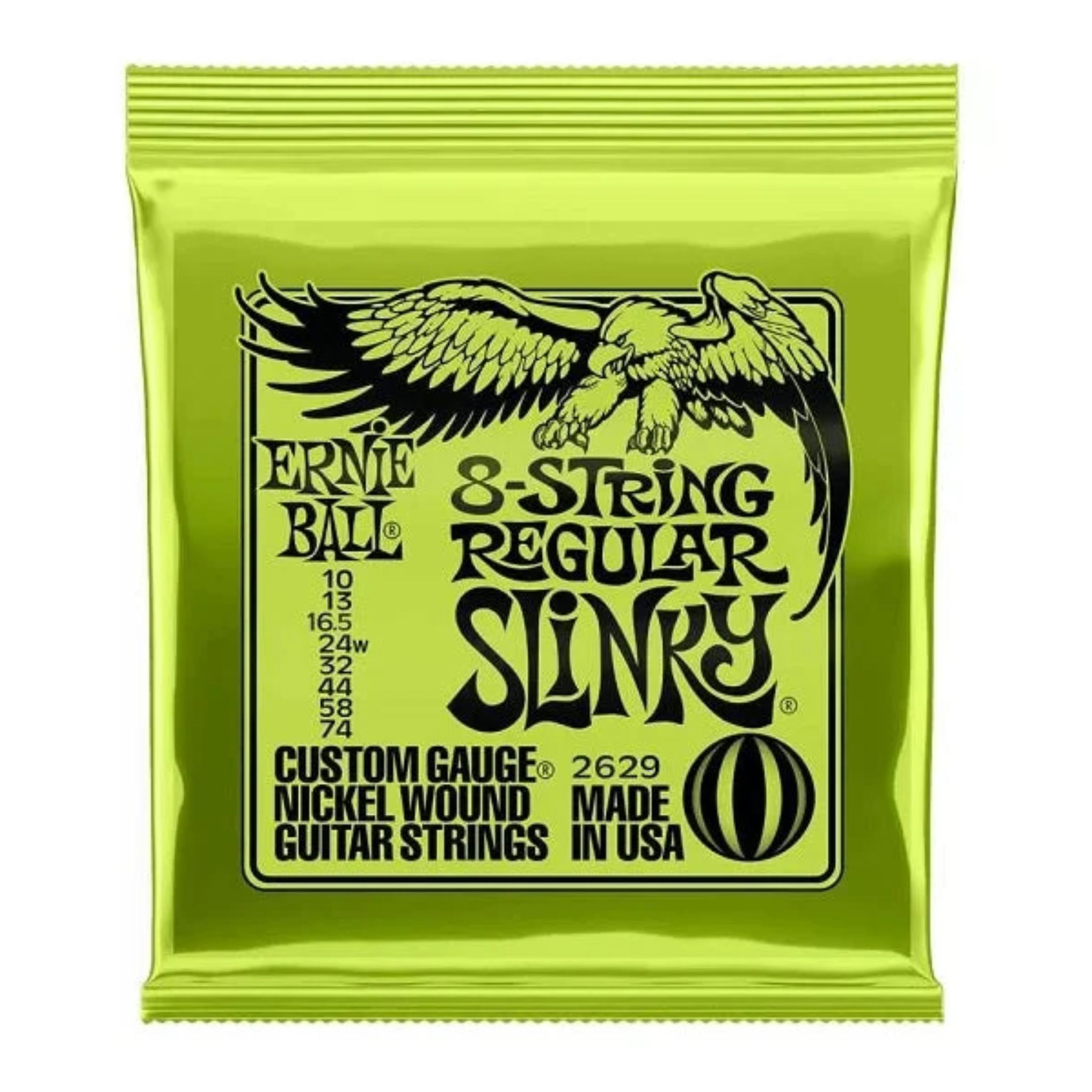 CUERDAS PARA GUITARRA ELECTRICA 8C ERNIE BALL 2629 R SLIN NC