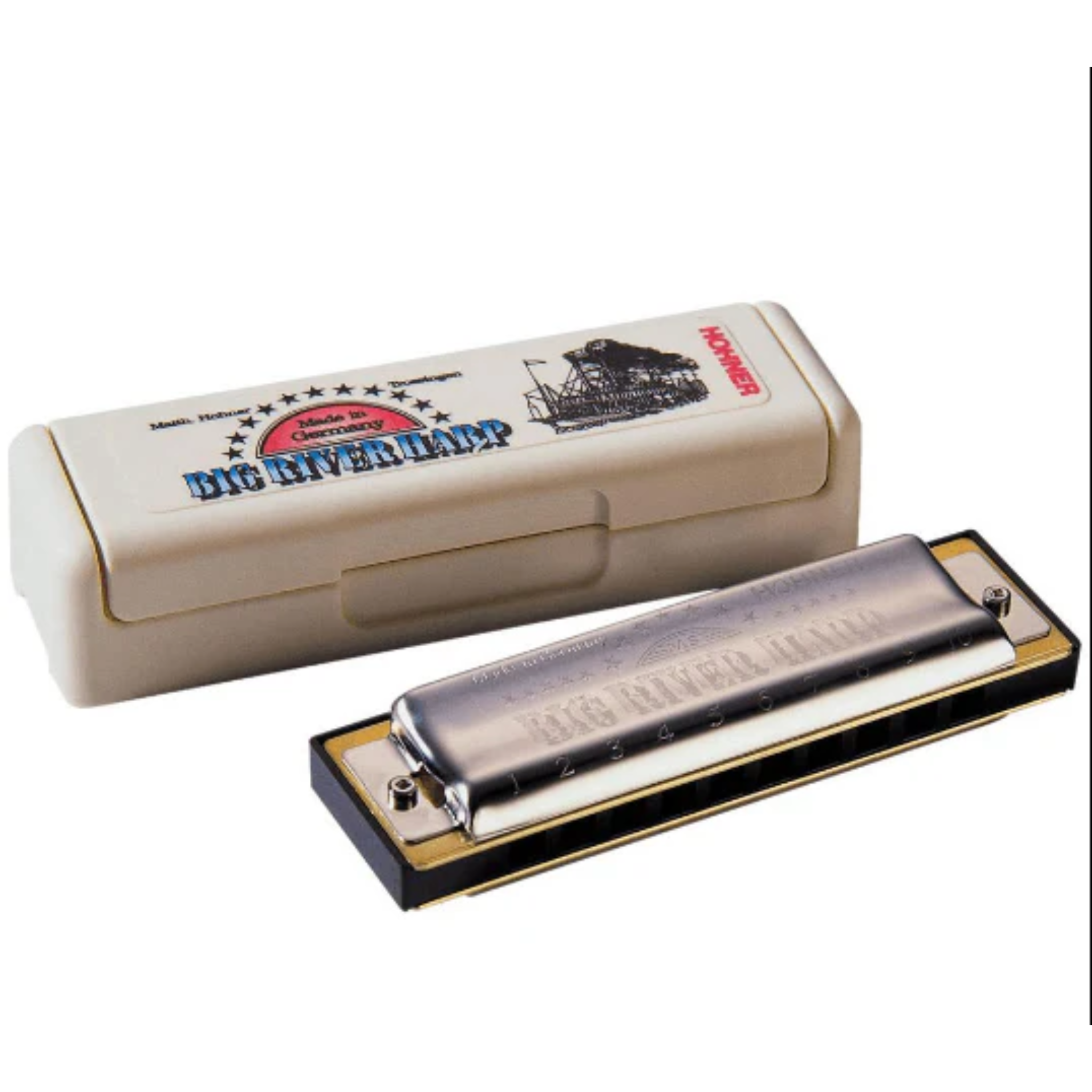 ARMONICA HOHNER BIG RIVER HARP DO MAYOR M590016P