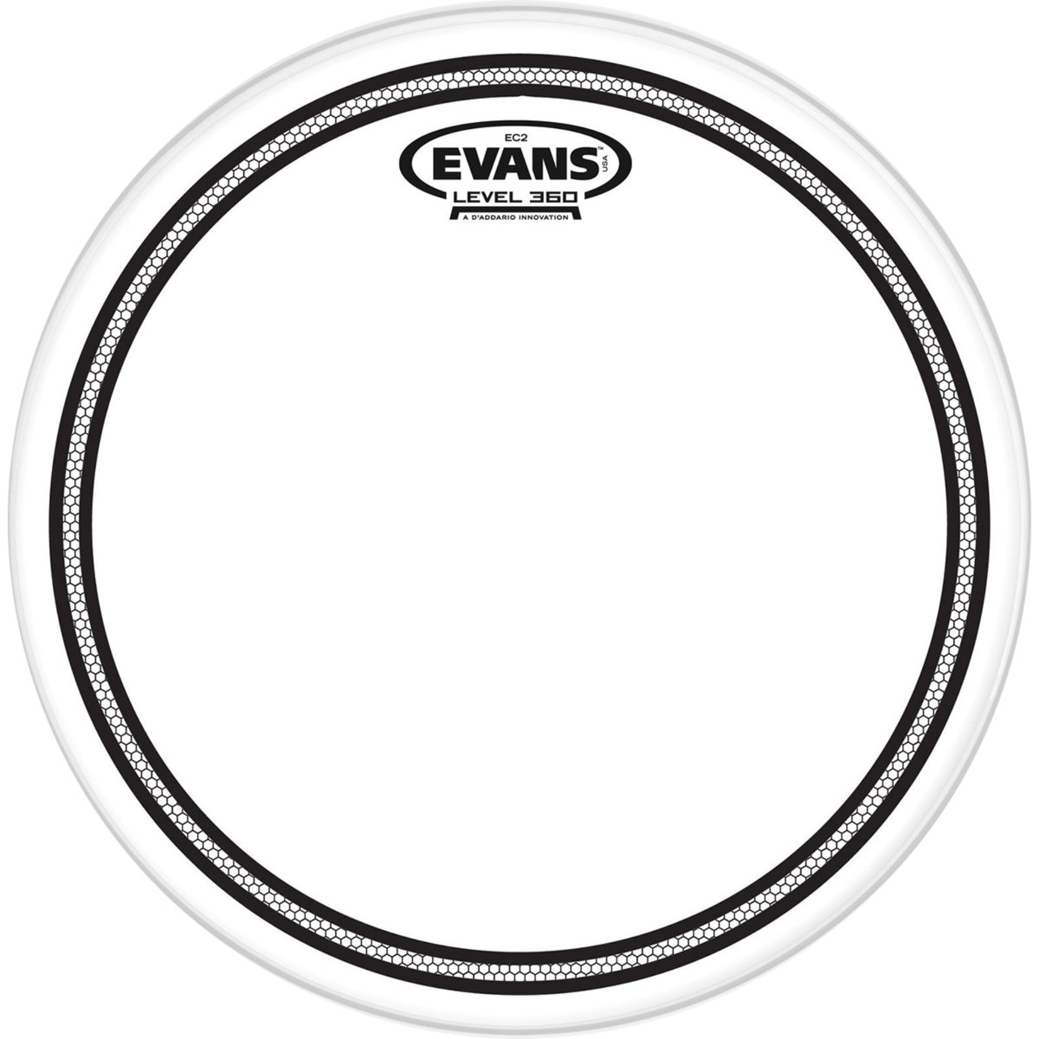 PARCHE BATERIA EVANS TT16EC2S 16" TRANSPARENTE