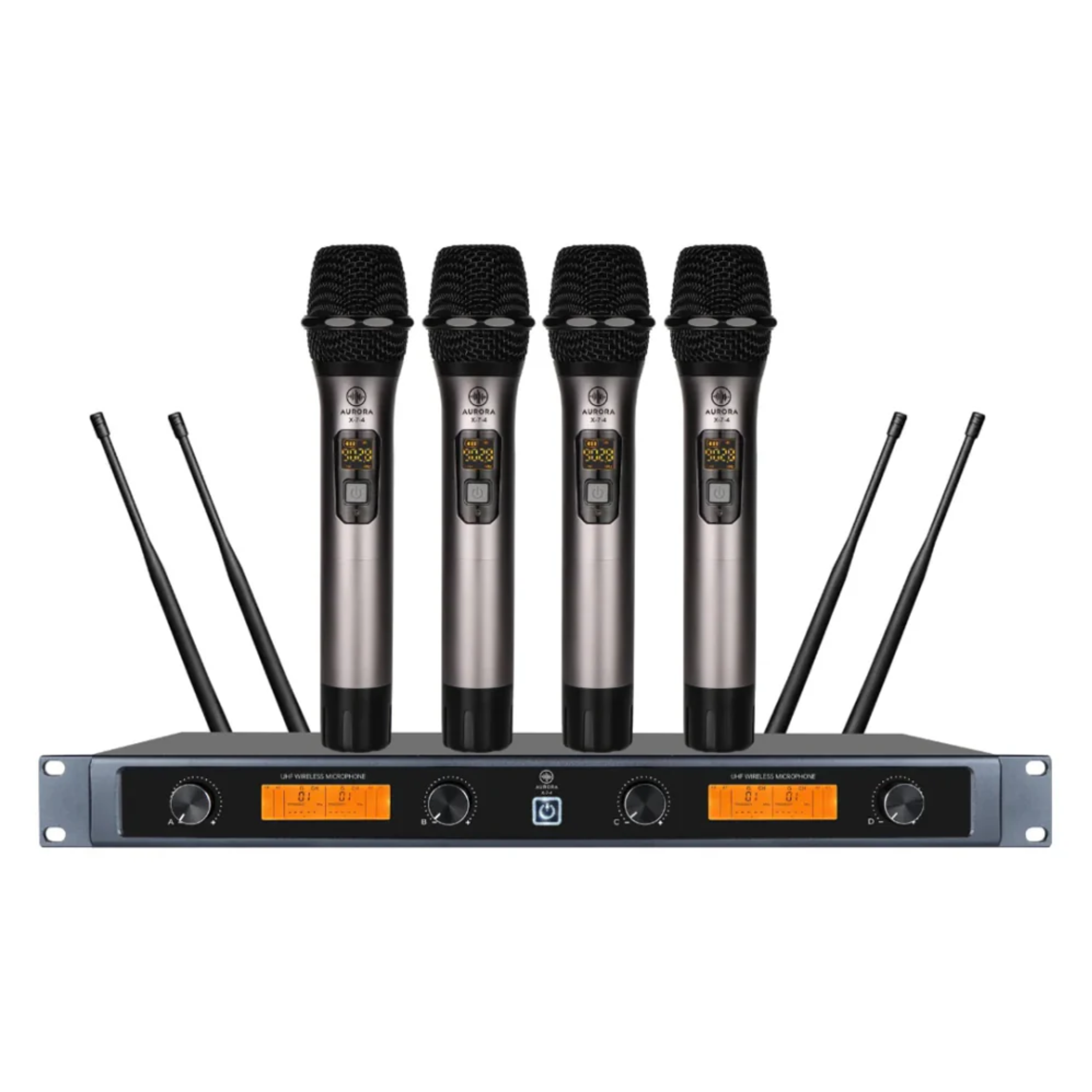 MICROFONO AURORA X-7-4 INALAMBRICO X 4 MICRO