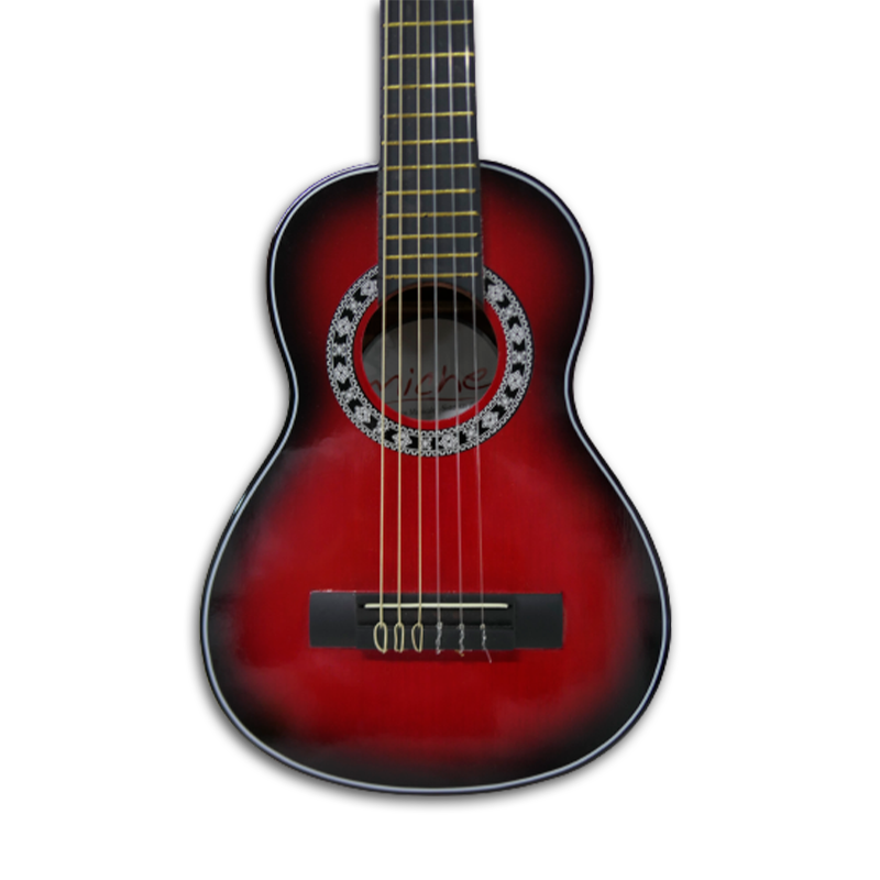 GUITARRA ACUSTICA MICHE PARA NIÑO 29" EN COLOR ROJO