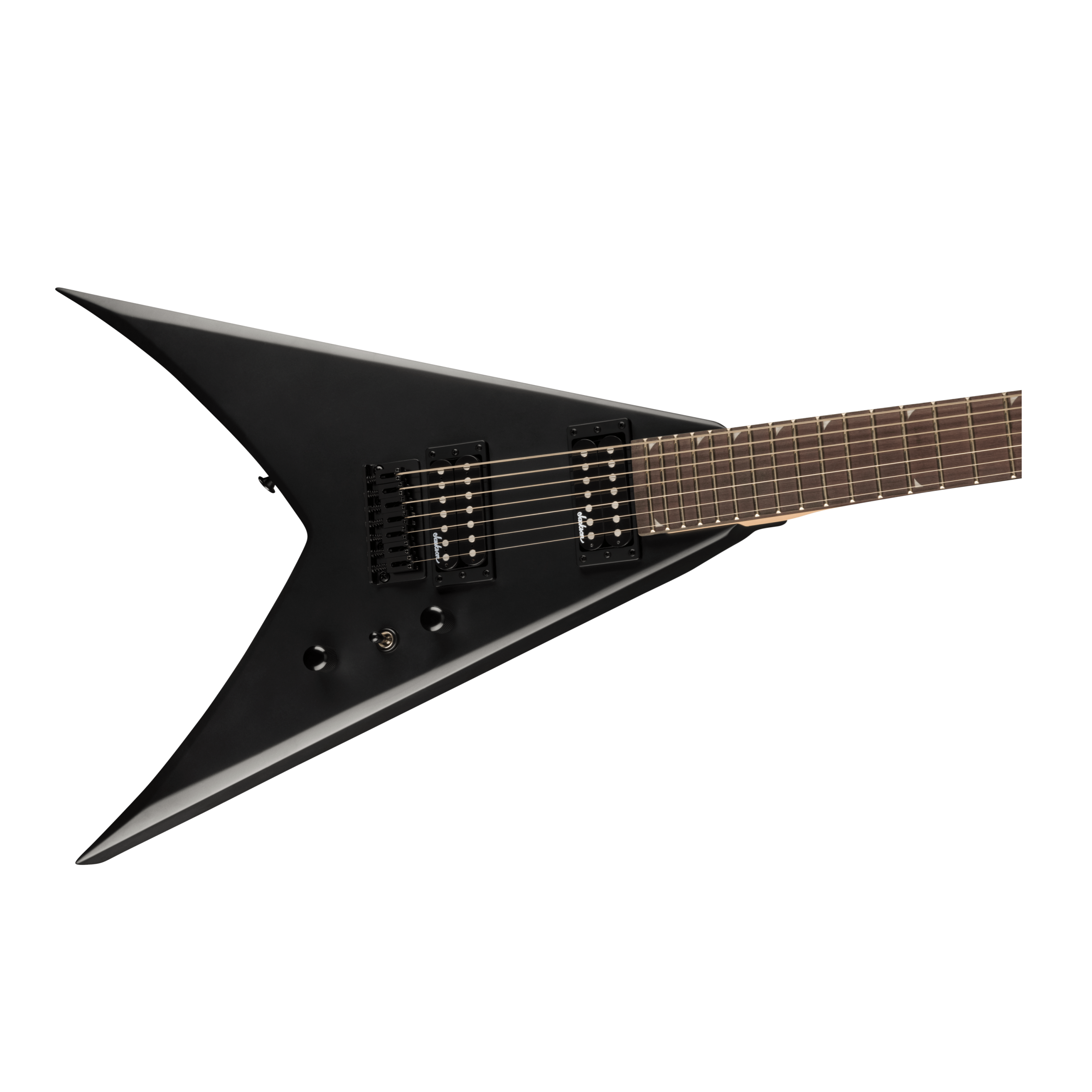 GUITARRA ELEC JACKSON JS22-7 KING V NEGRA