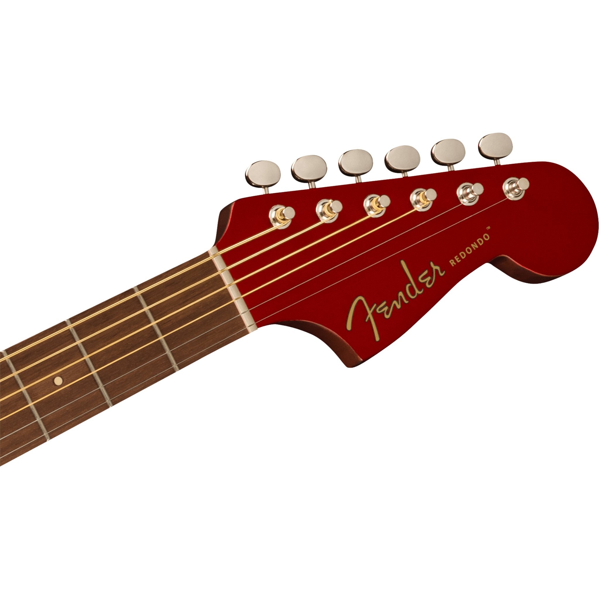 GUITARRA ELECTROACUSTICA FENDER PLR REDONDO FOLK ROJO