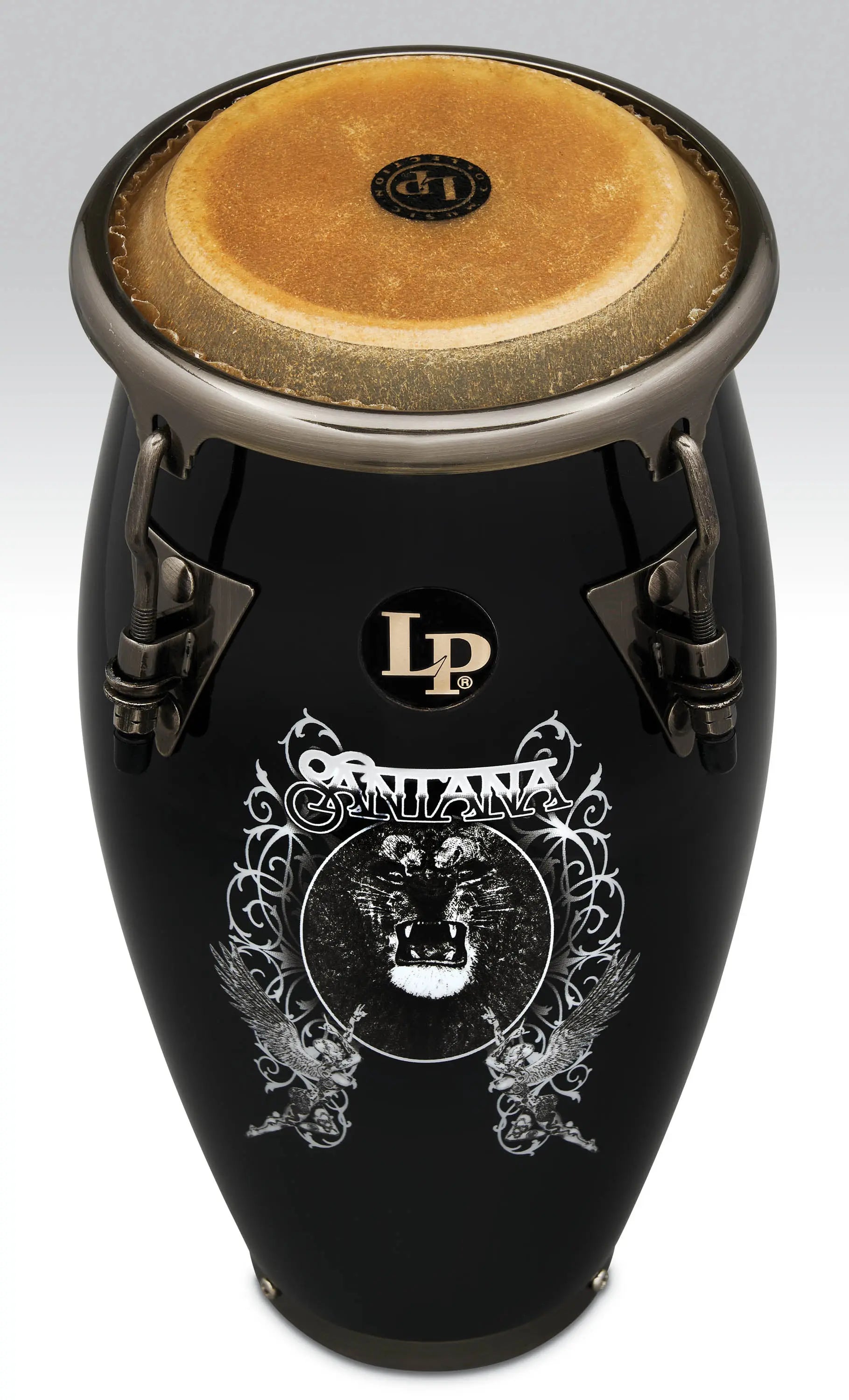 CONGA LP MINI 4 1/2 SANTANA LION NEGRO LPM197-SNL