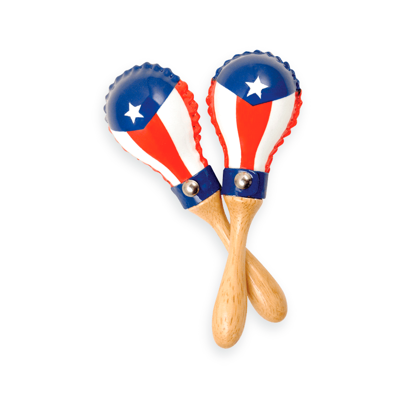 MARACAS LP MINI RAWHIDE P.RICO LP285PR — Miche Tiendas Musicales