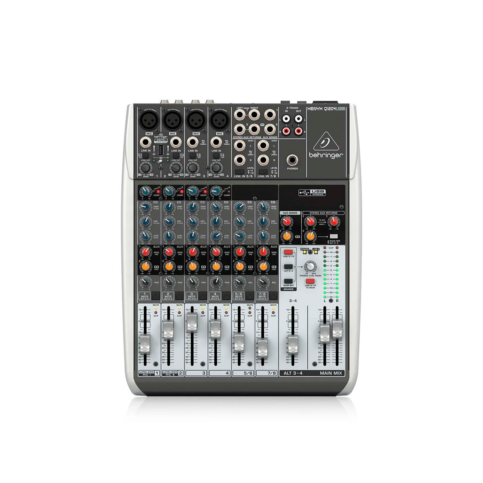 MIXER BEHRINGER 4 CANALES Q1204USB