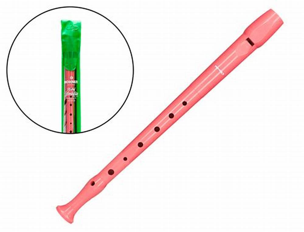 FLAUTA DULCE HOHNER SOPRANO MELODY EN COLOR ROSA CORAL B95084CO