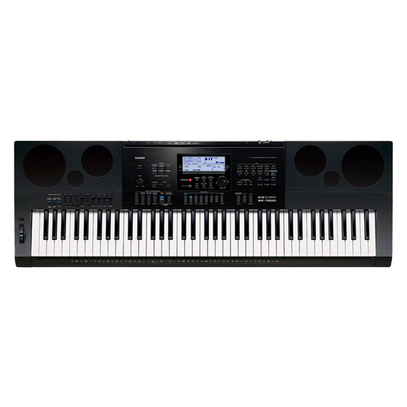 PIANO CASIO WK-7600 INCLUYE ADAPTADOR RECIBE GRATIS STAND PIANO QUIKLOK STRIX SKS303 EN X