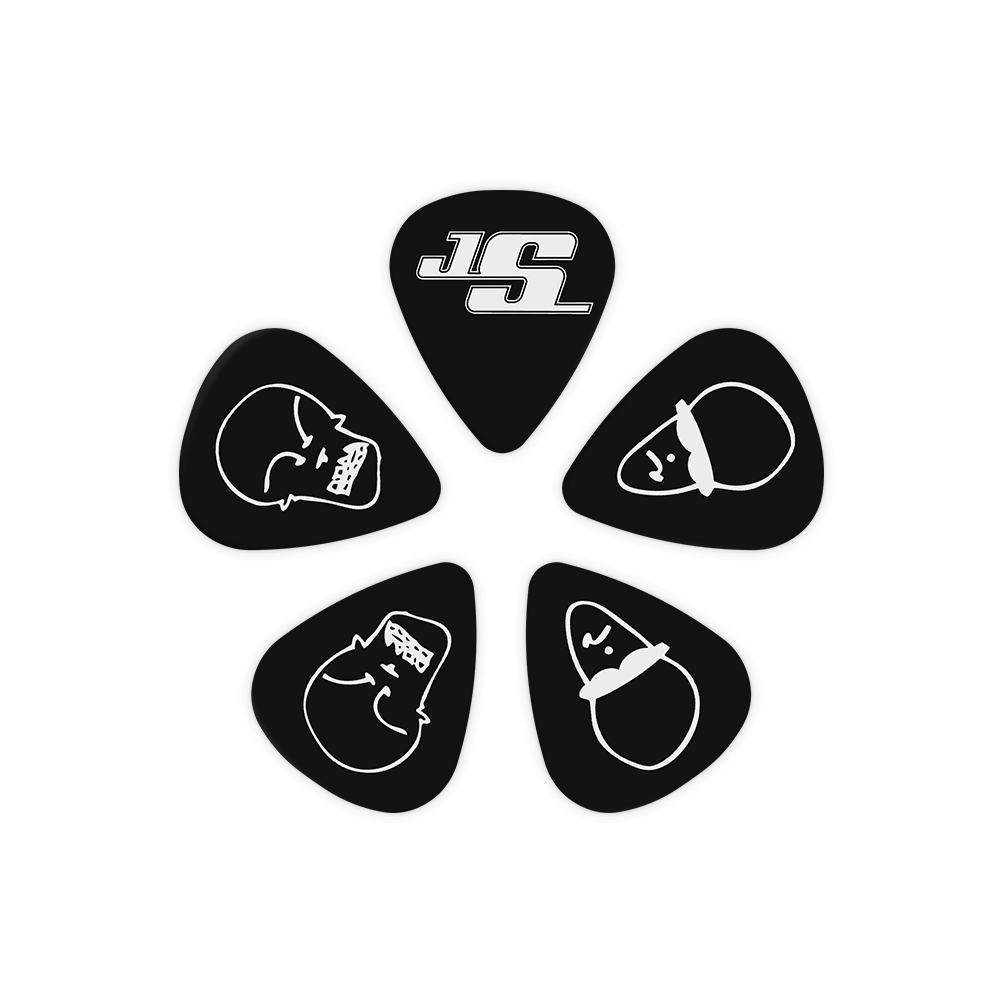 PICK D"ADDARIO SATRIANI NEGRO MEDIUM